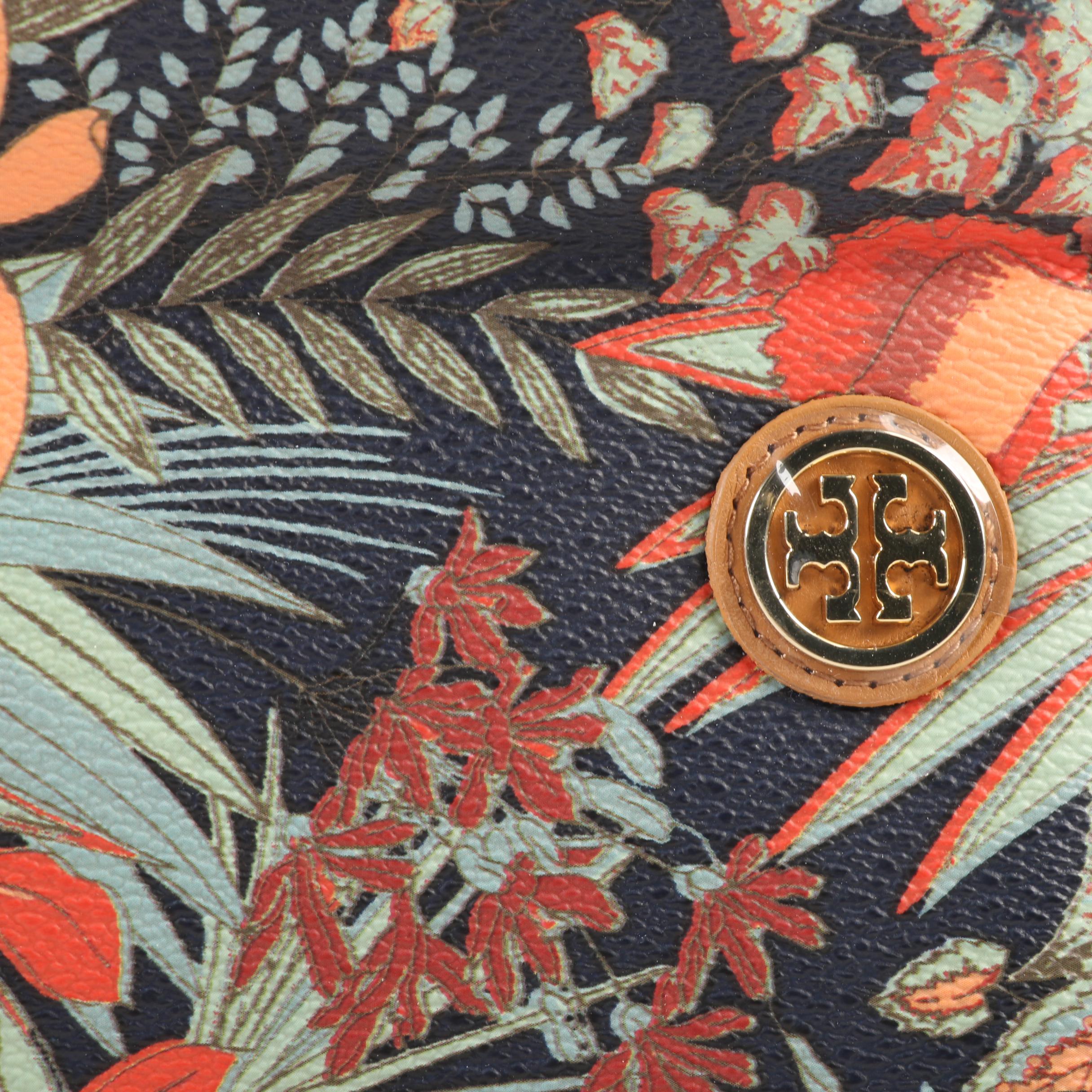 Tory Burch  Navy Calathea Kerrington Tablet Case