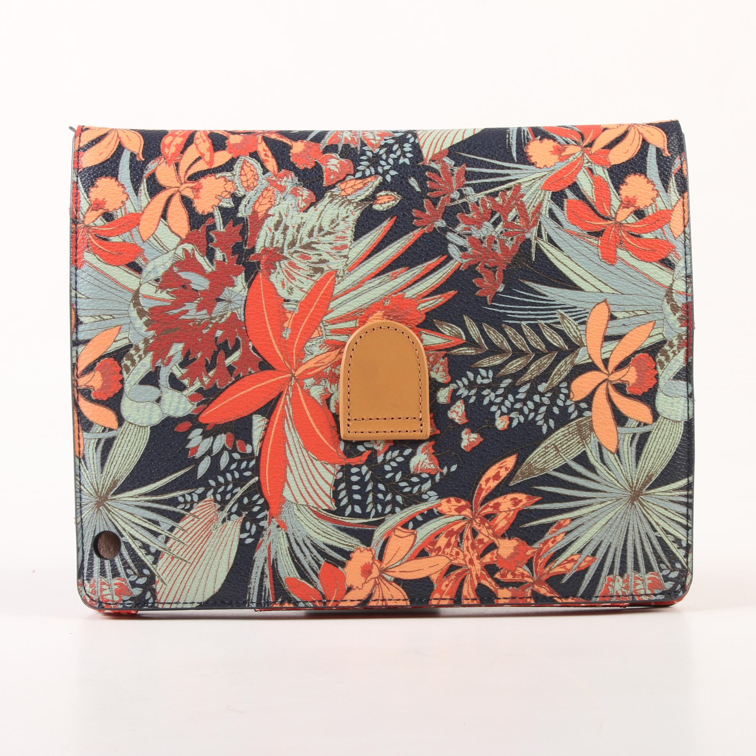 Tory Burch  Navy Calathea Kerrington Tablet Case
