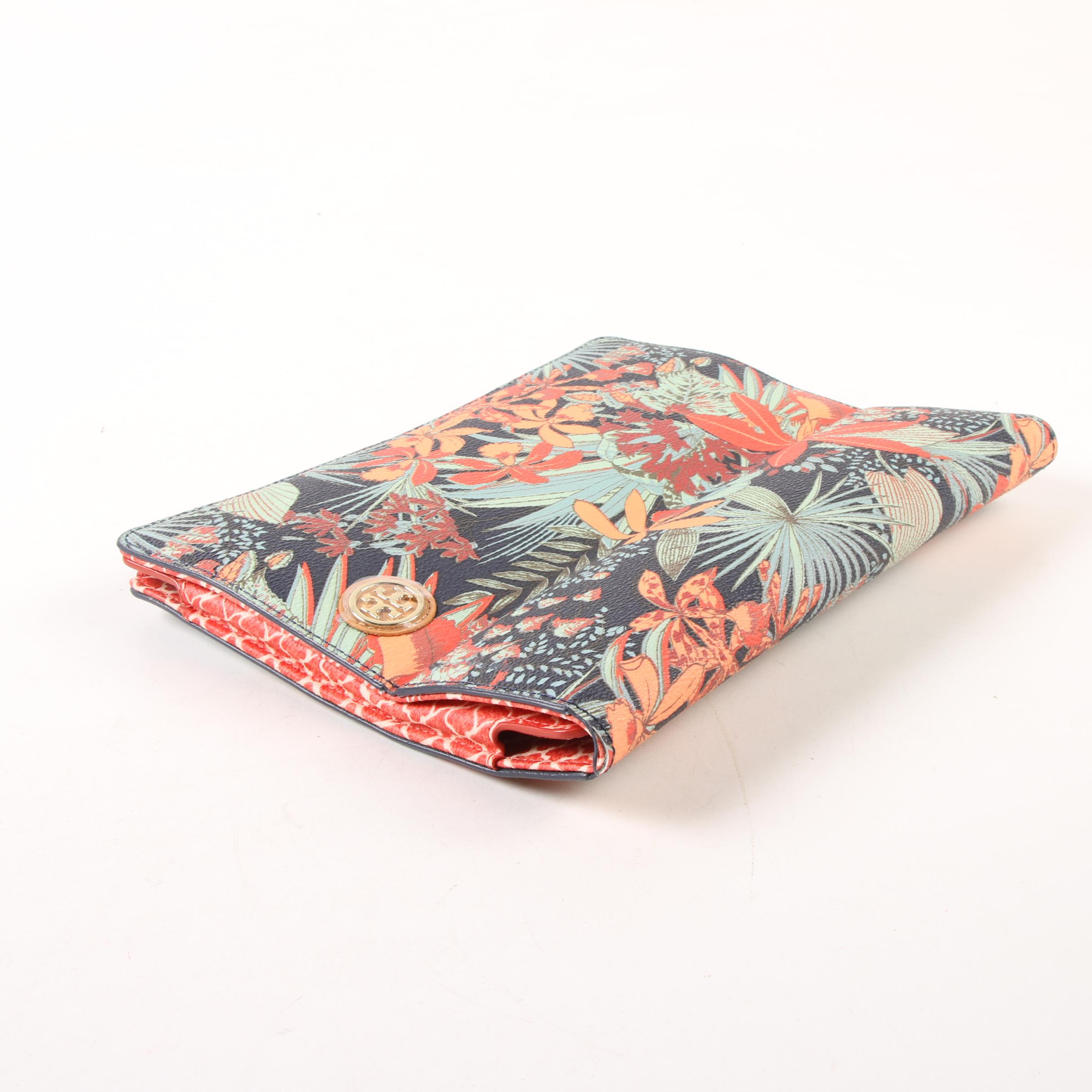 Tory Burch  Navy Calathea Kerrington Tablet Case