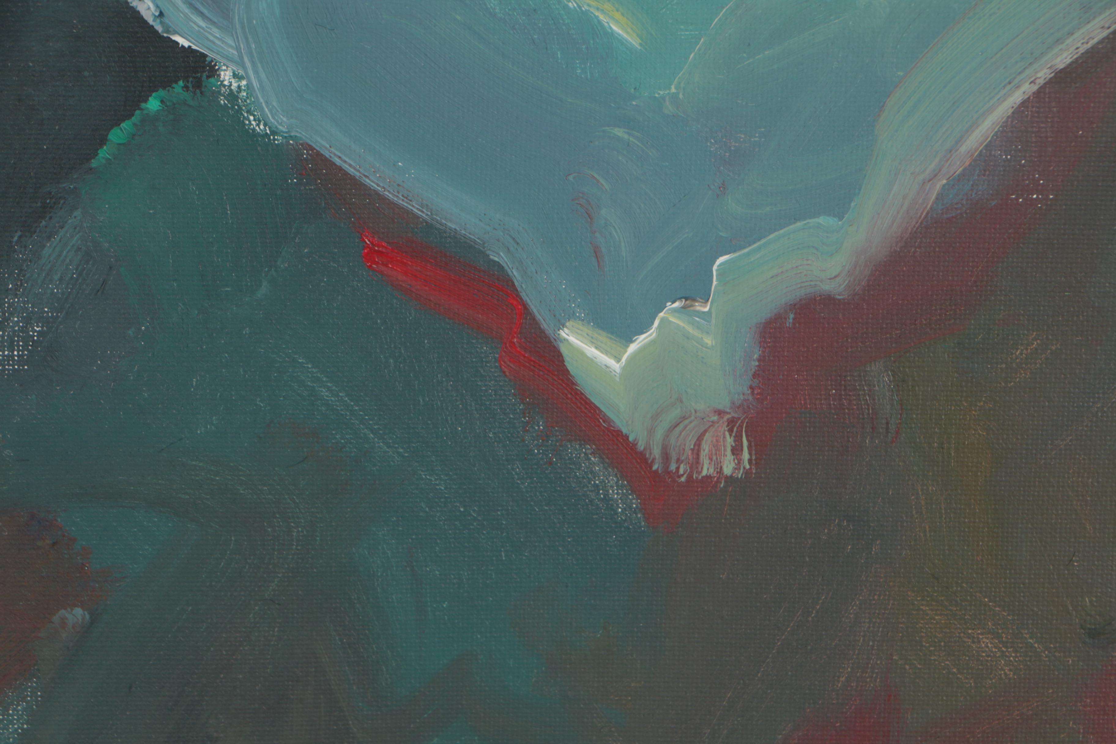 Jose Trujillo 2018 Abstract Oil Painting "The Storm"