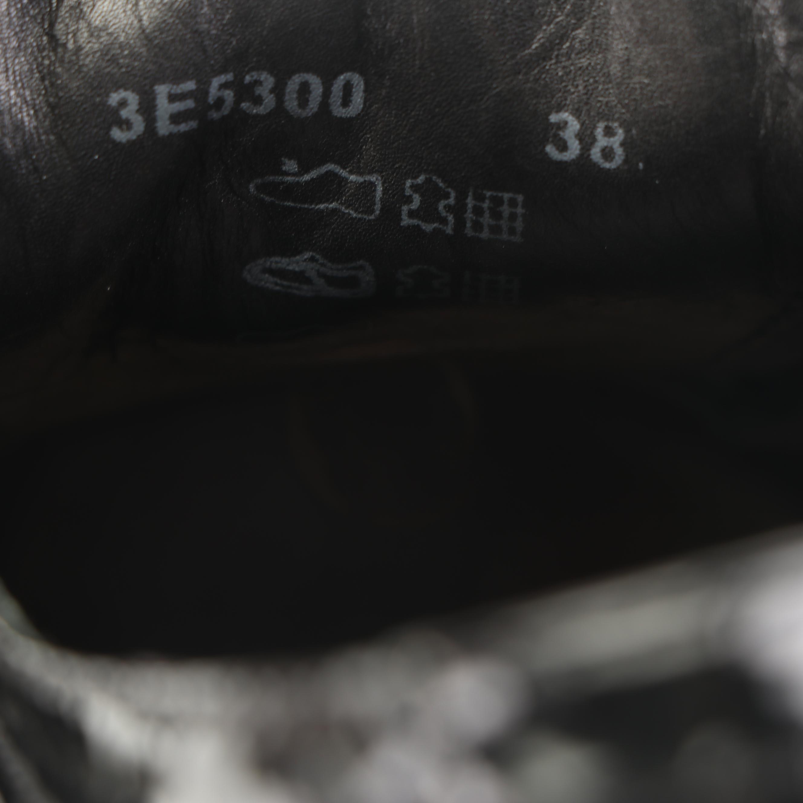 Women's Prada Black Patent Leather Wingtip Oxfords