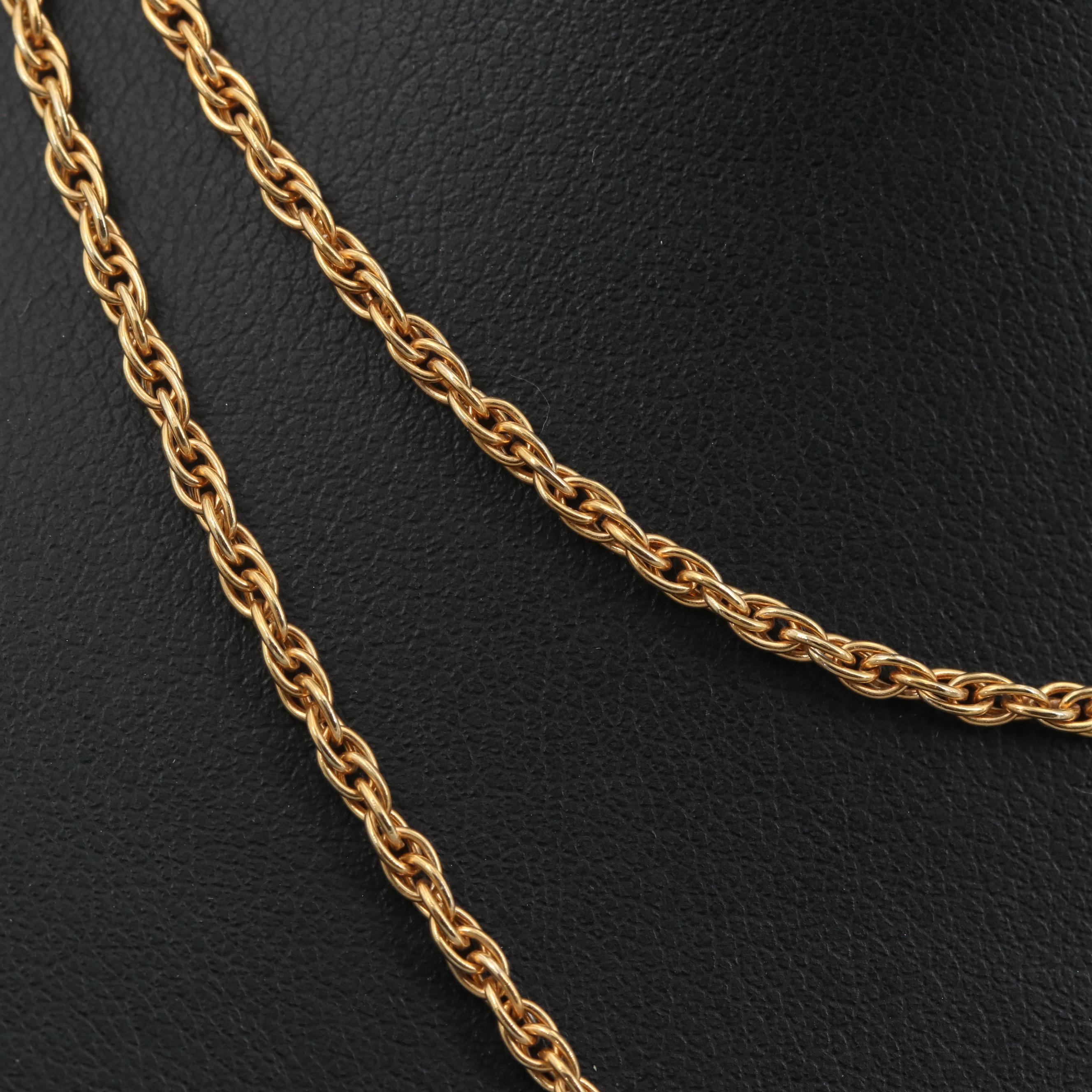 Gold Filled Foxtail Chain Necklace