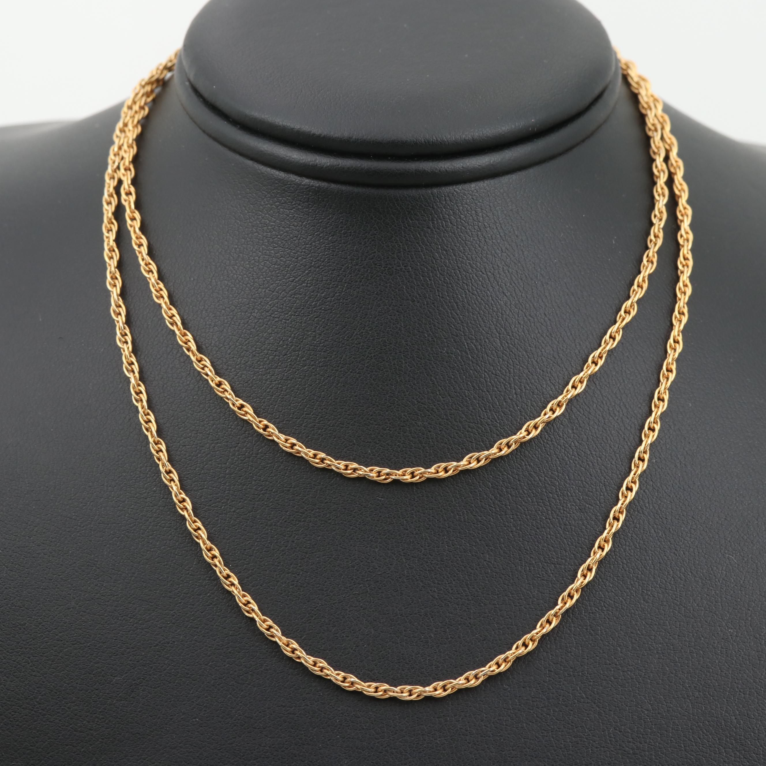 Gold Filled Foxtail Chain Necklace