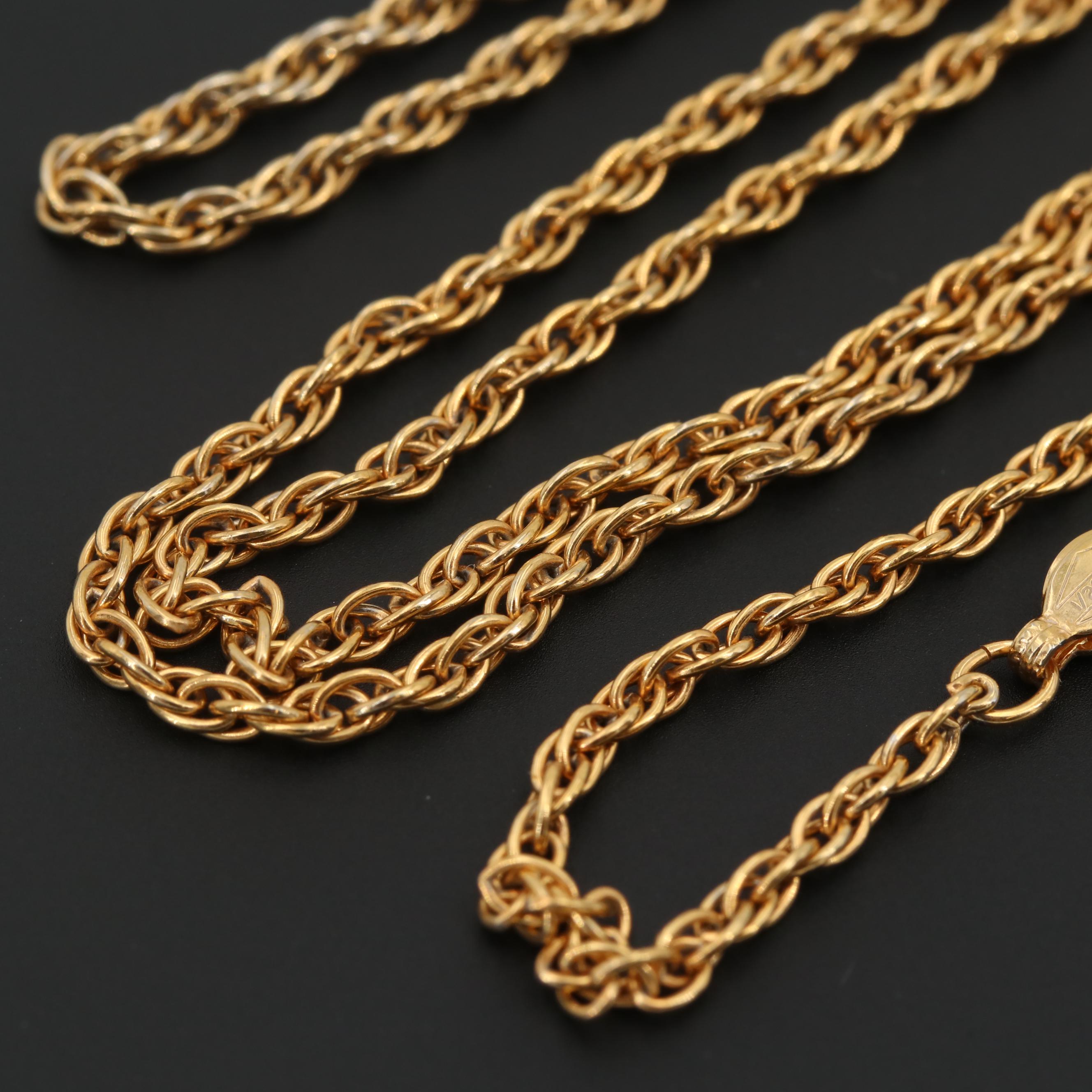 Gold Filled Foxtail Chain Necklace