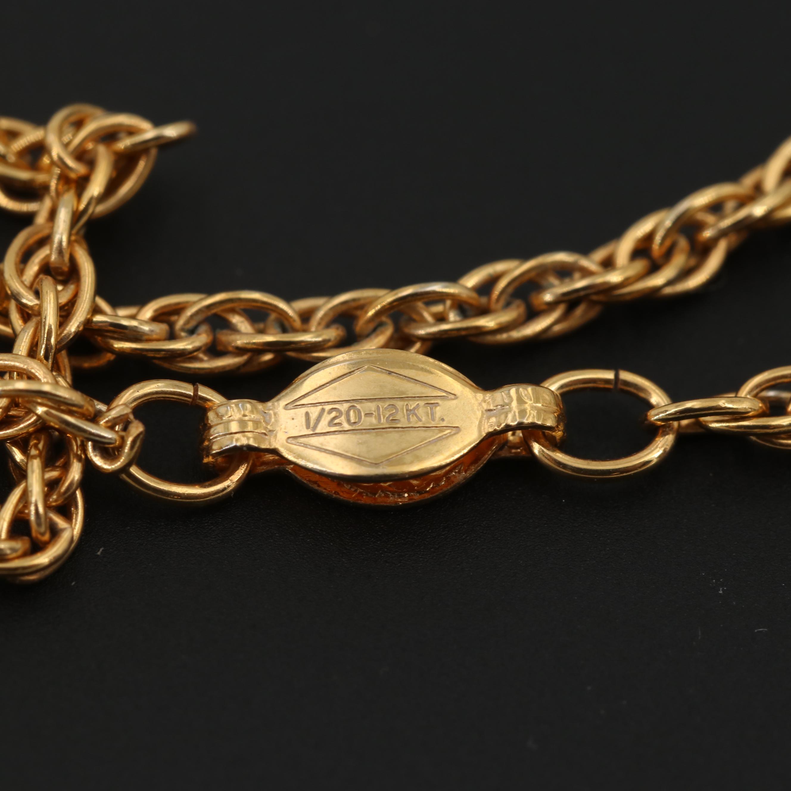 Gold Filled Foxtail Chain Necklace