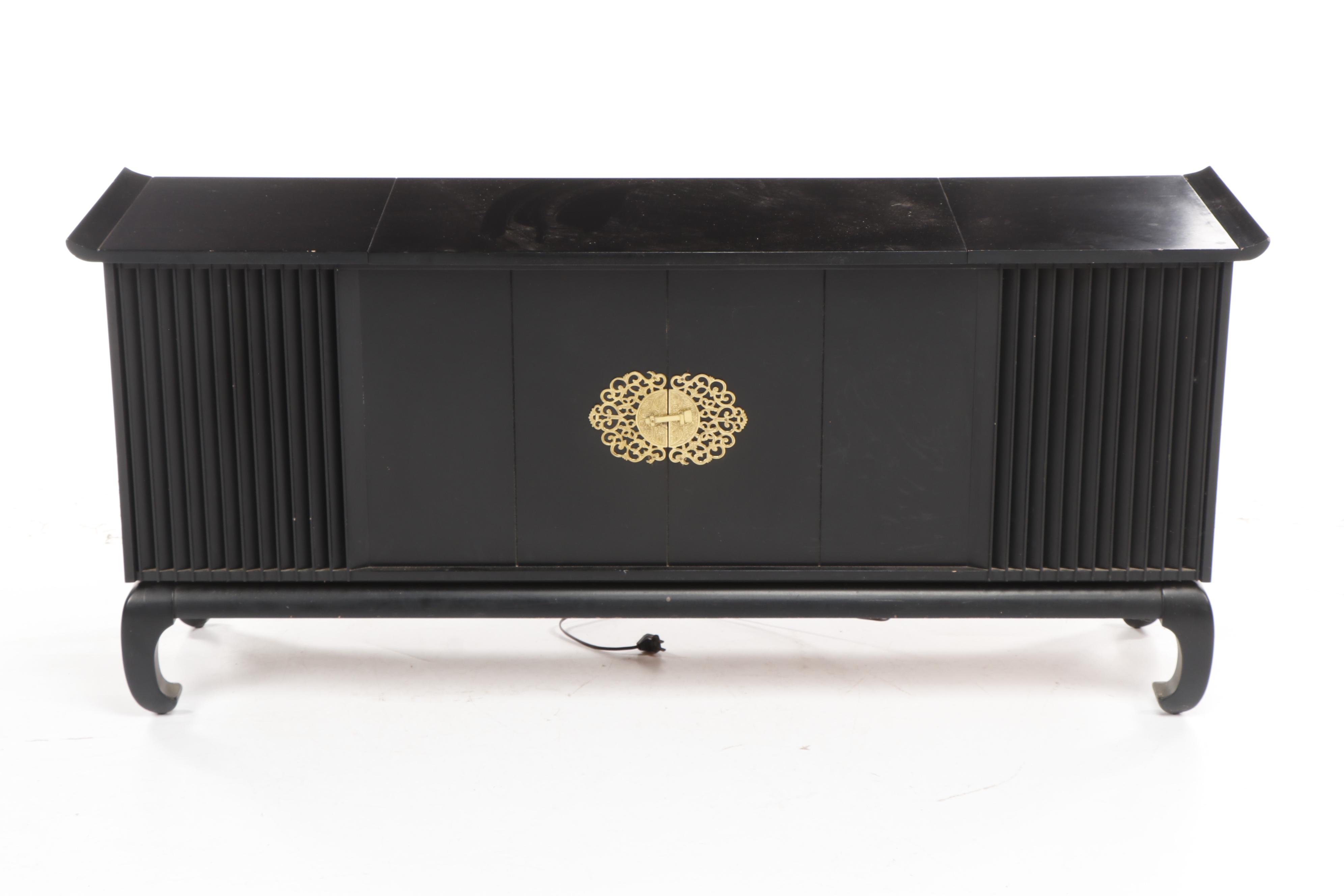 Clairtone "Mandarin" Mid Century Chinoiserie Style Record Console