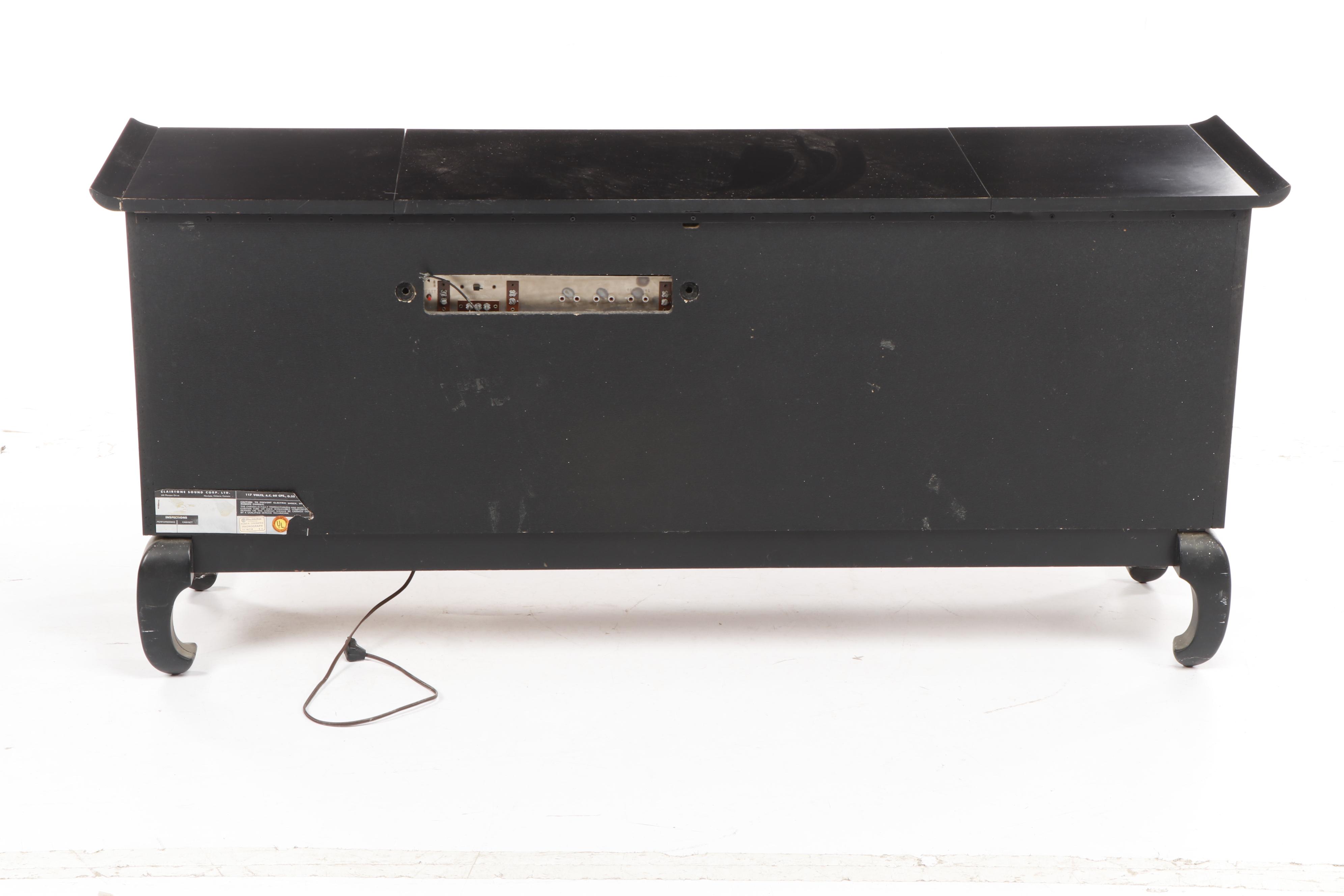 Clairtone "Mandarin" Mid Century Chinoiserie Style Record Console