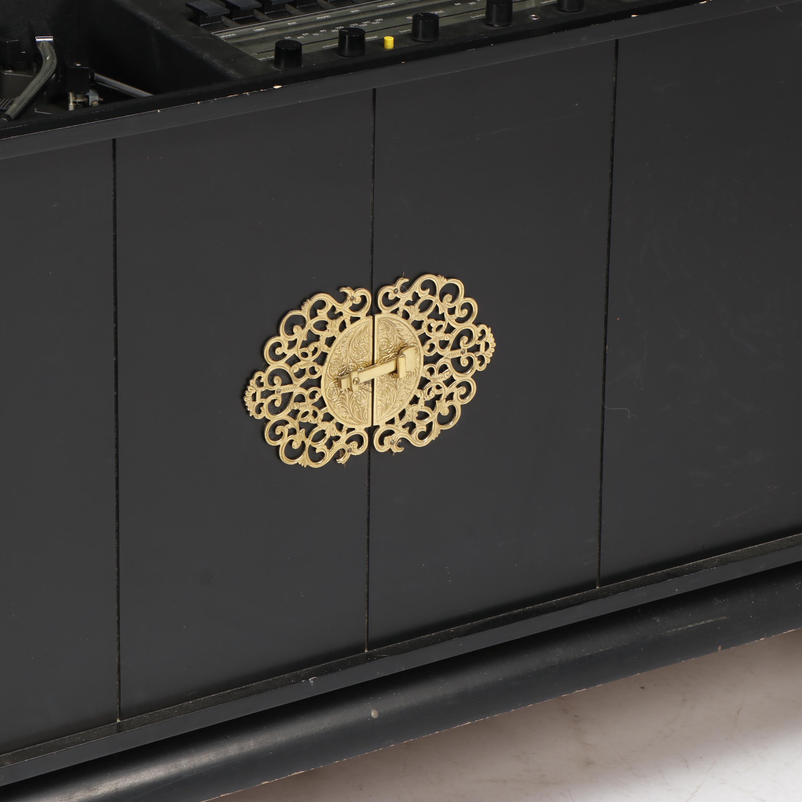 Clairtone "Mandarin" Mid Century Chinoiserie Style Record Console