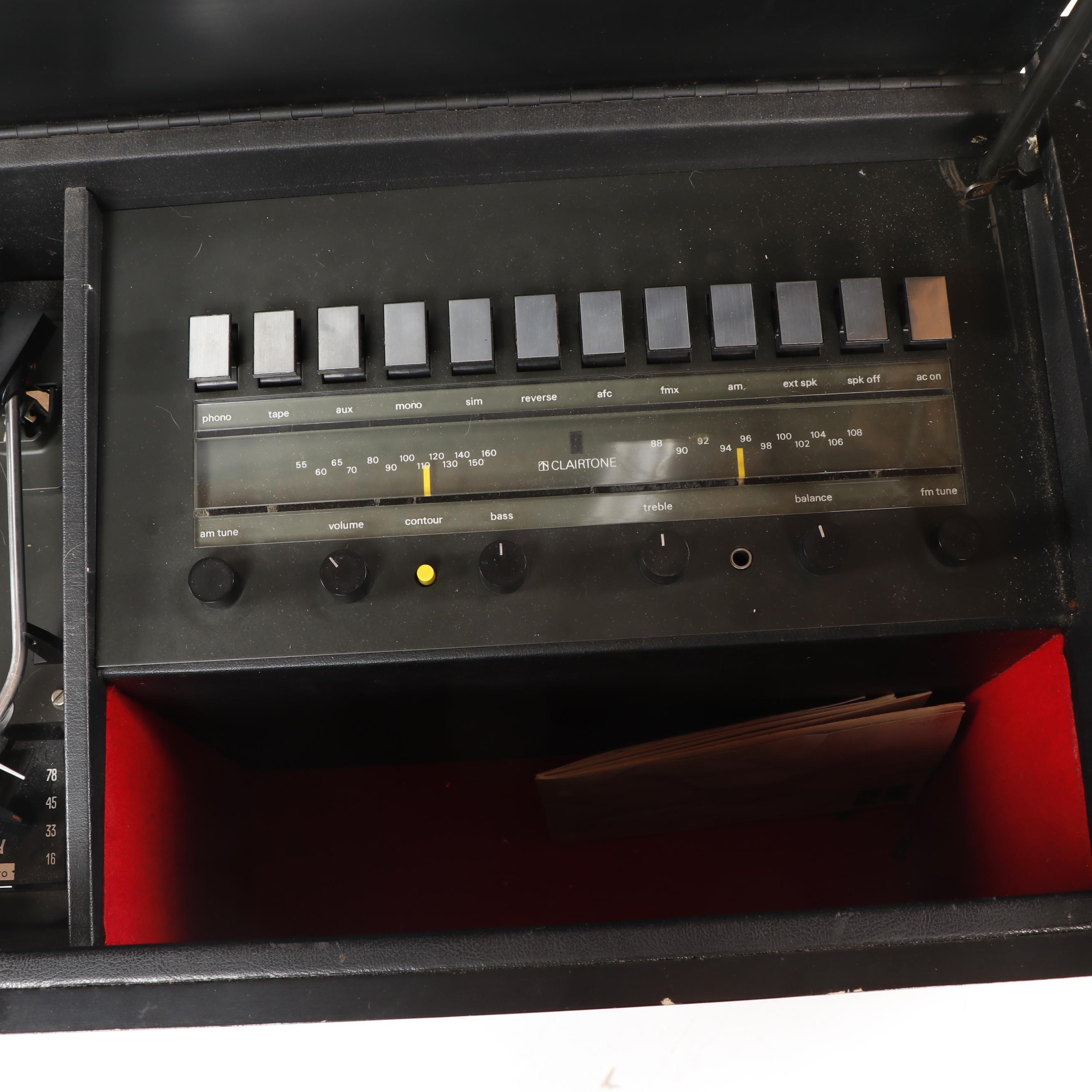 Clairtone "Mandarin" Mid Century Chinoiserie Style Record Console