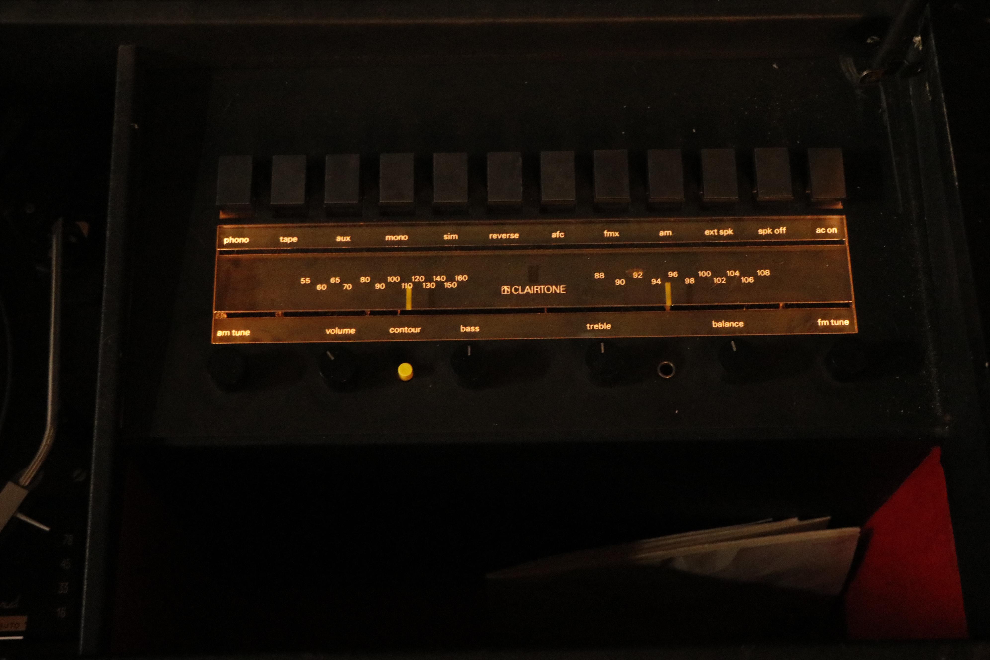 Clairtone "Mandarin" Mid Century Chinoiserie Style Record Console