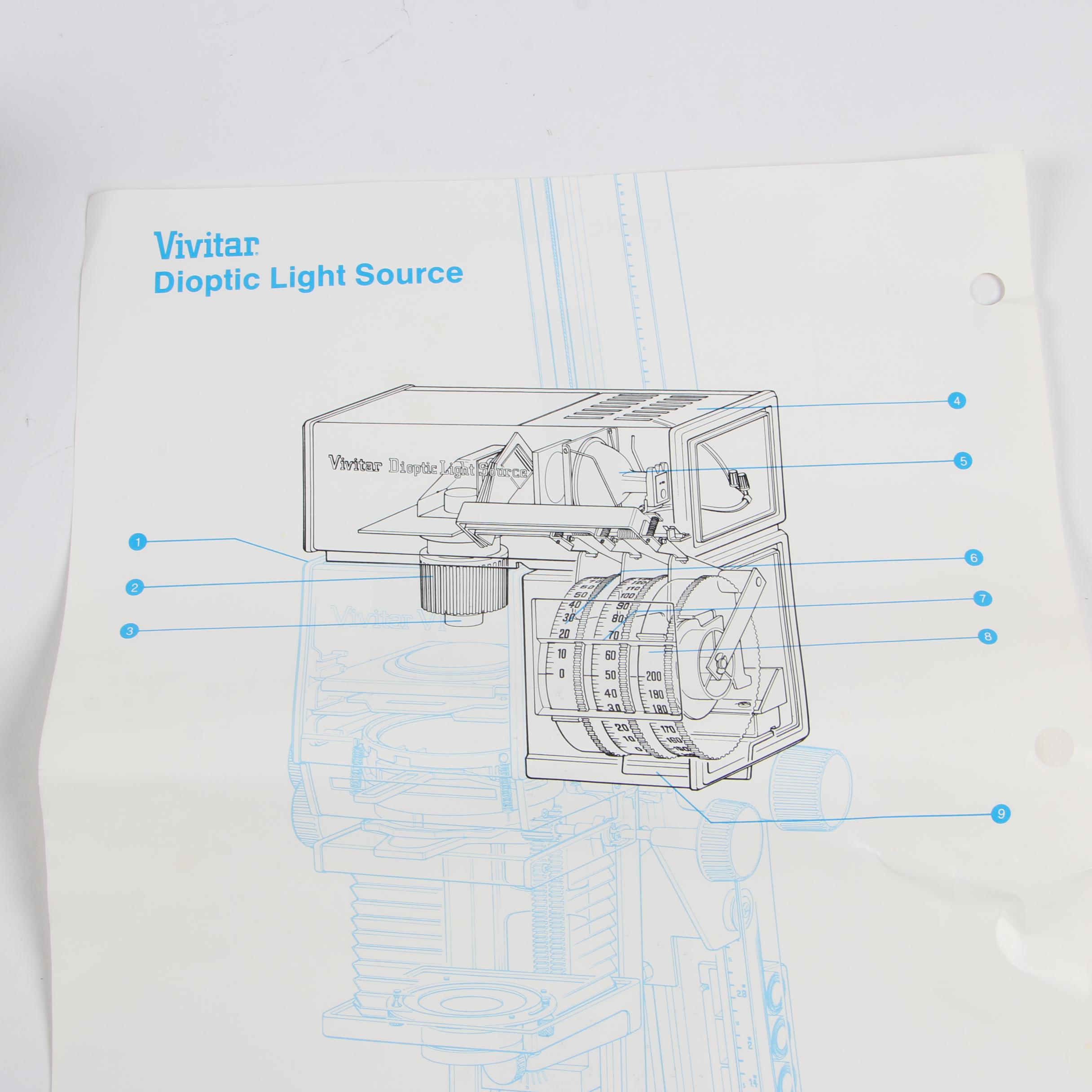 Vivitar Dioptic Light Source with Power Supply