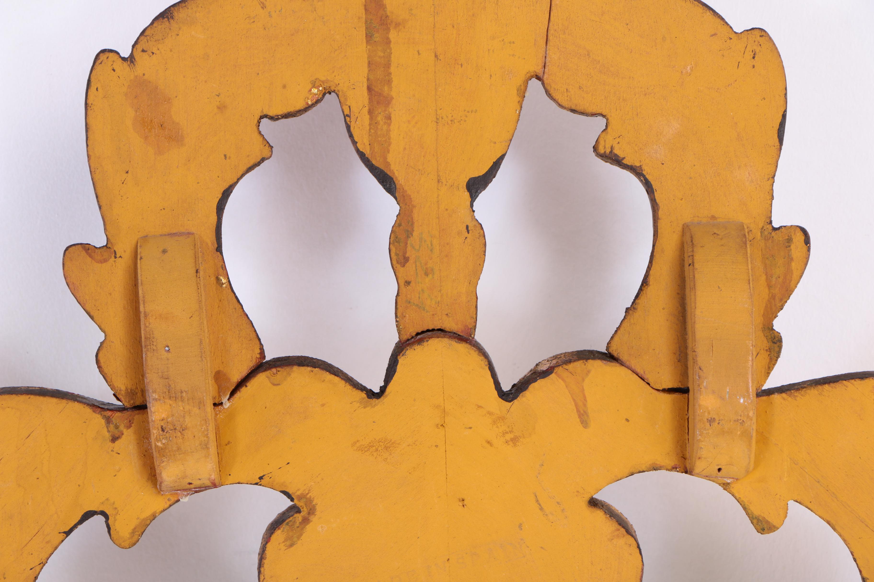 Francisco Hurtado Spanish Baroque Style Carved Giltwood Mirror, Mid 20th Century