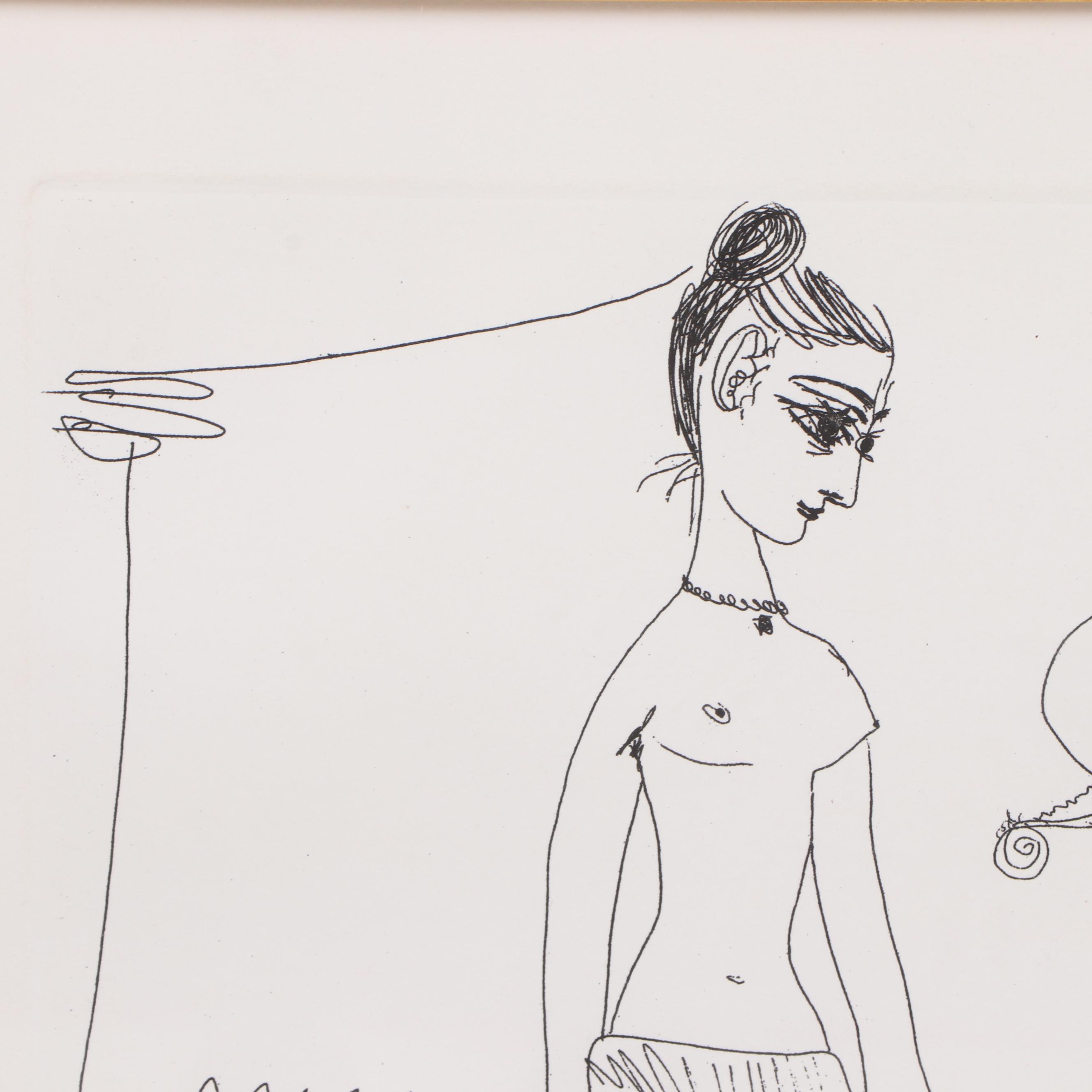 Pablo Picasso Etching from "347 Gravures"