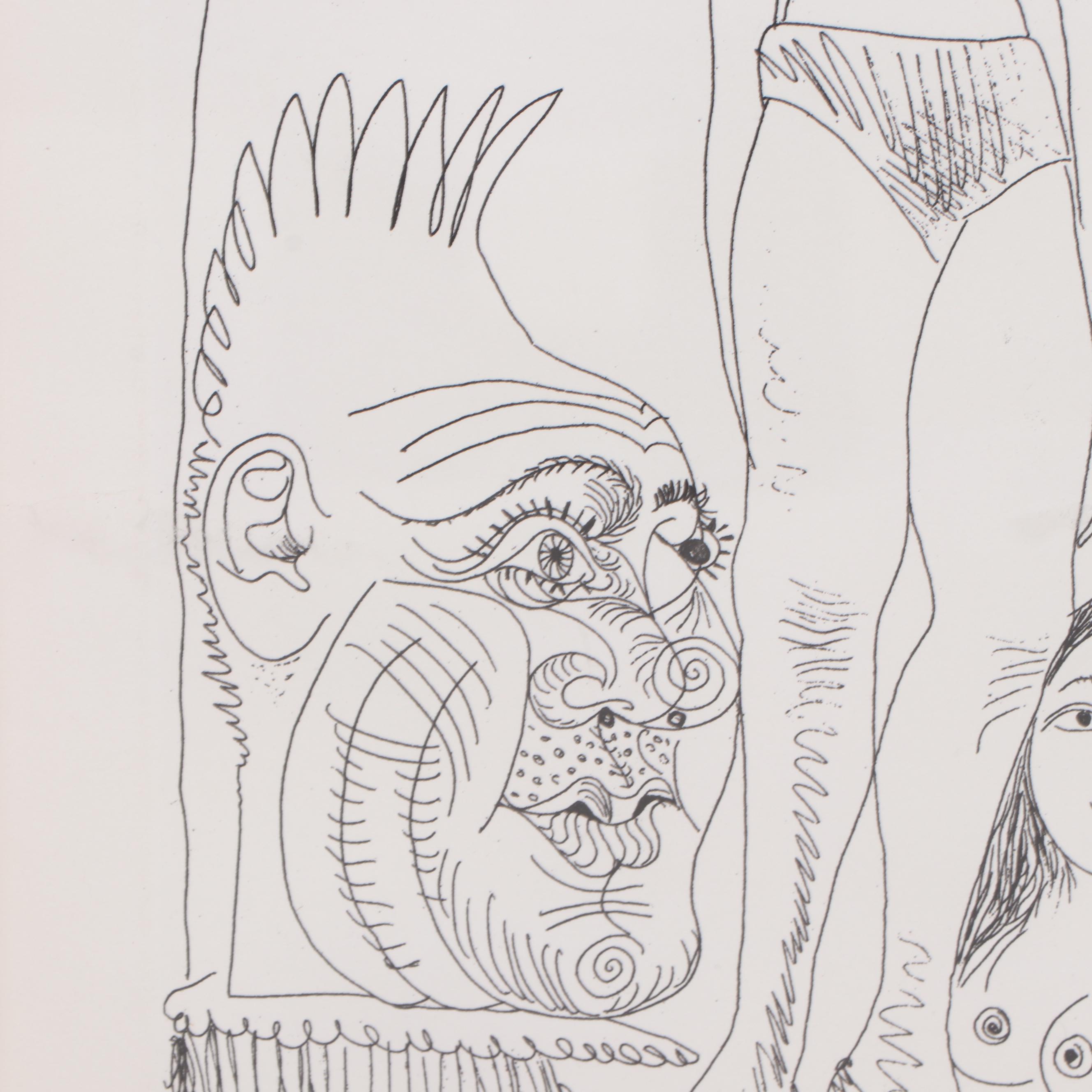 Pablo Picasso Etching from "347 Gravures"