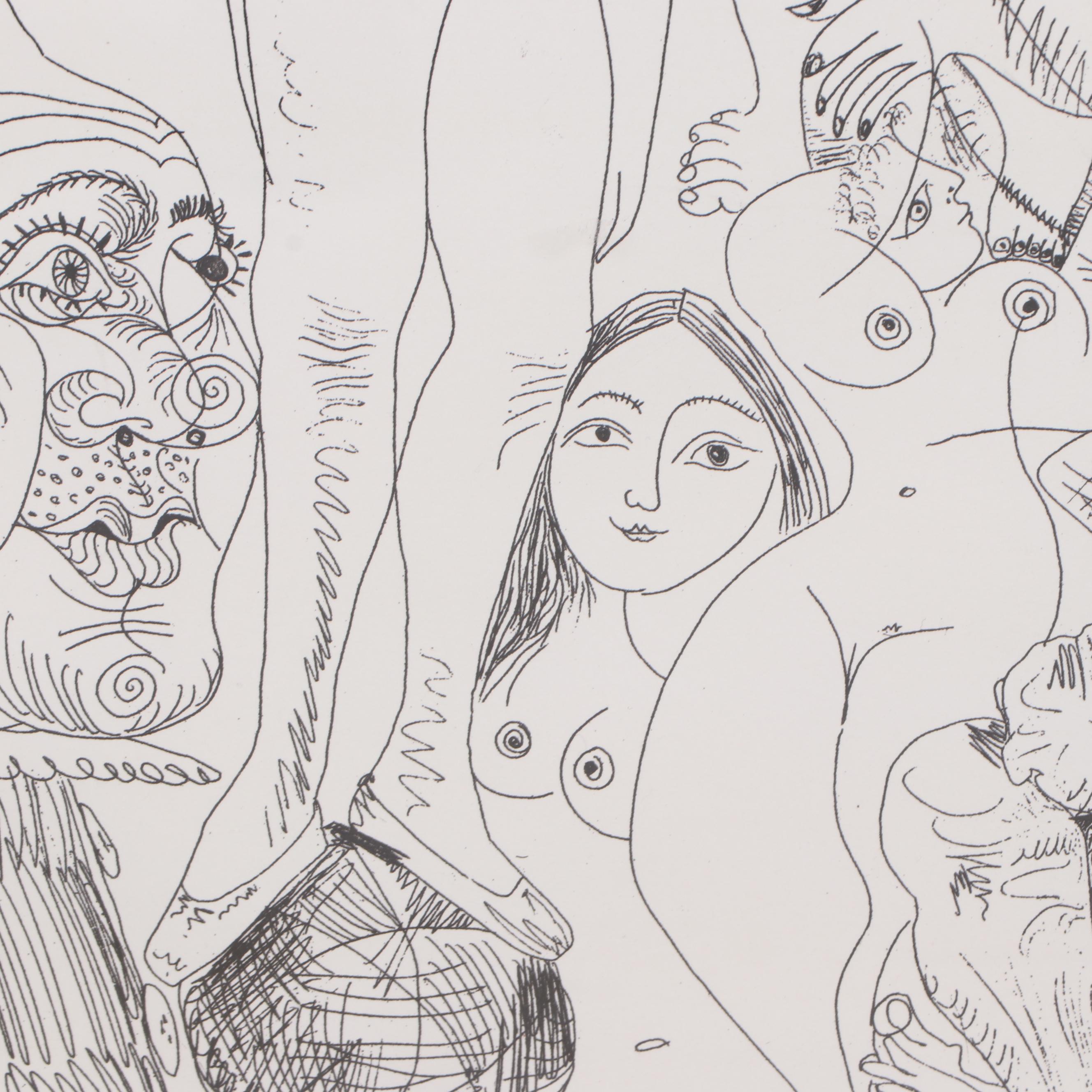 Pablo Picasso Etching from "347 Gravures"