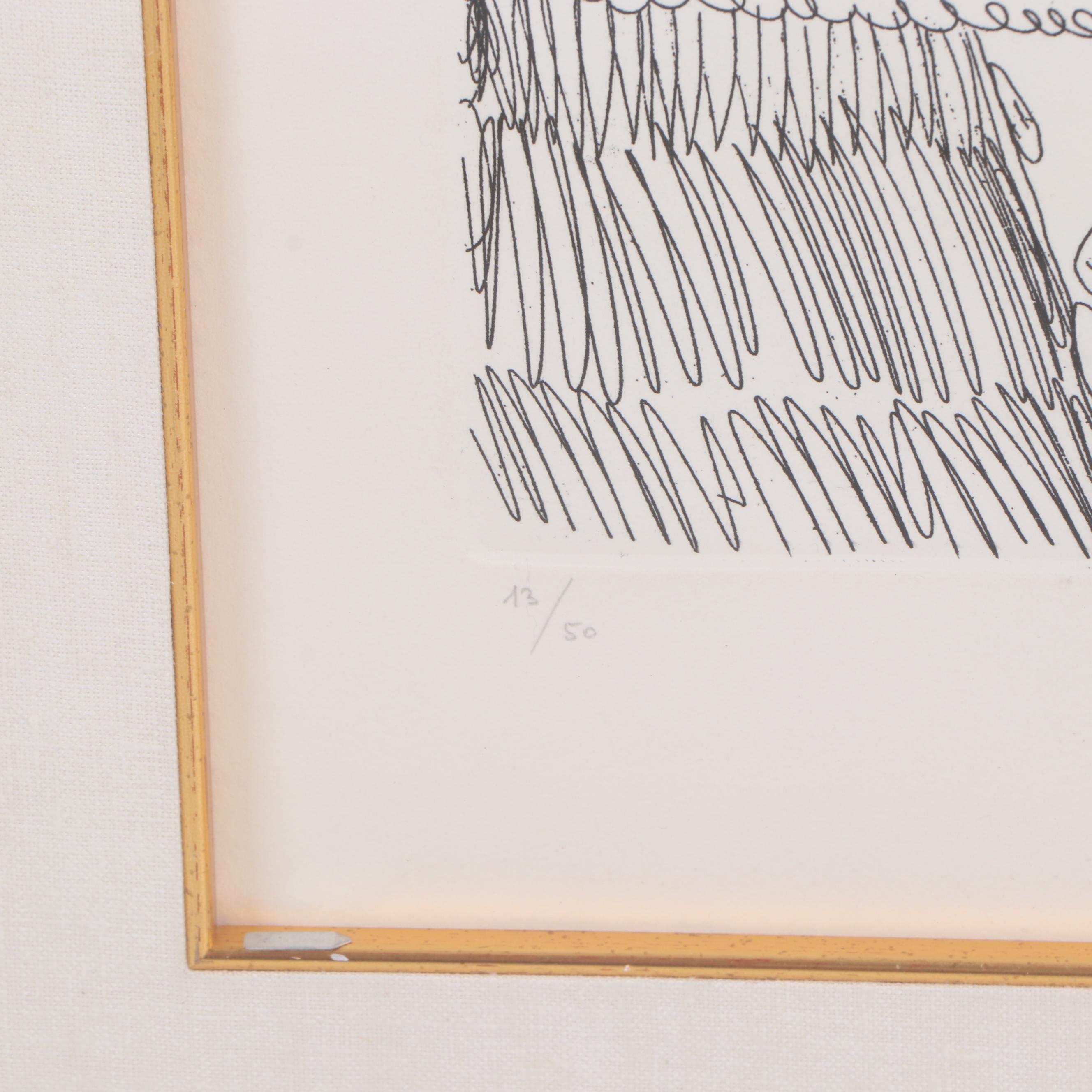 Pablo Picasso Etching from "347 Gravures"