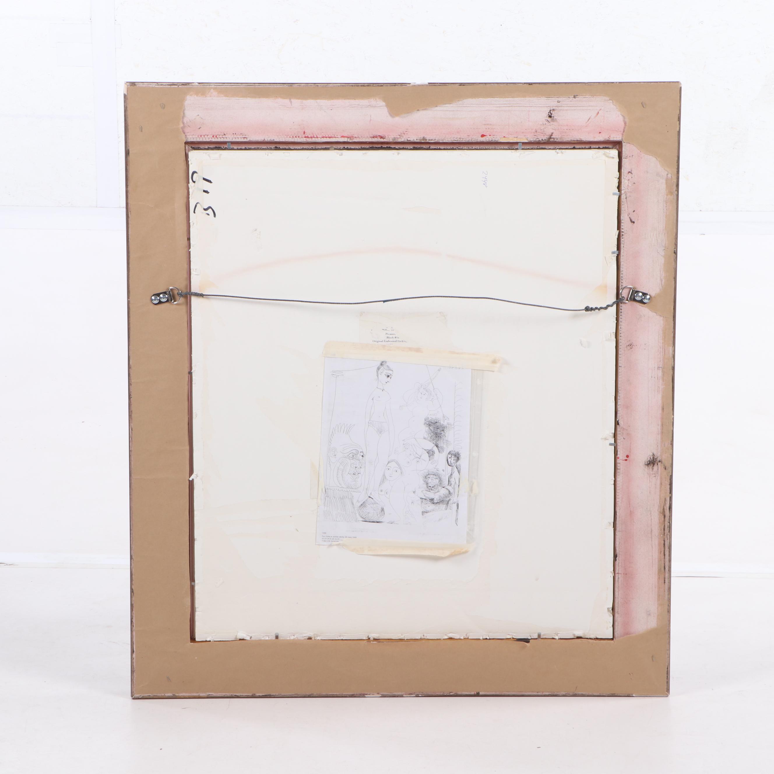 Pablo Picasso Etching from "347 Gravures"