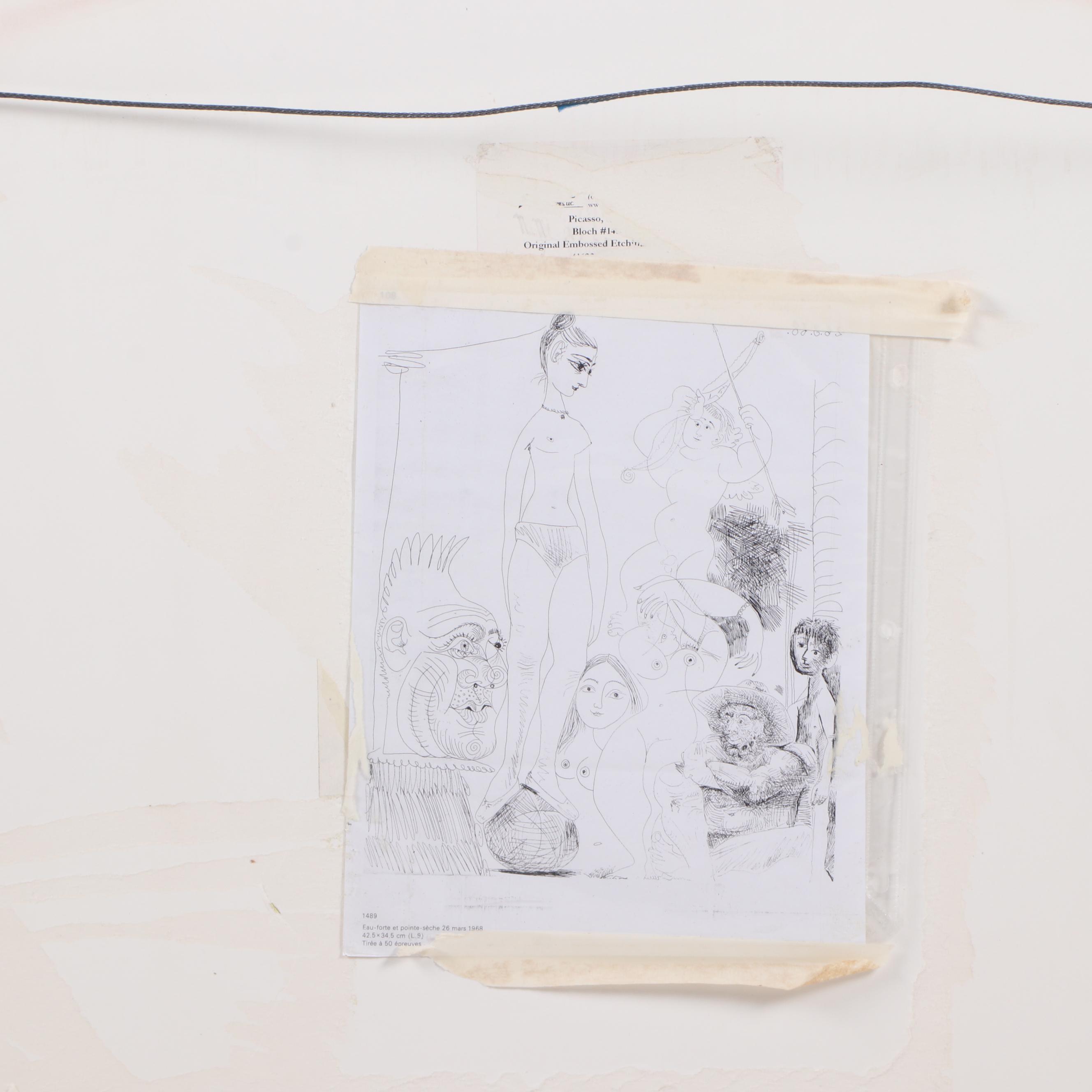 Pablo Picasso Etching from "347 Gravures"