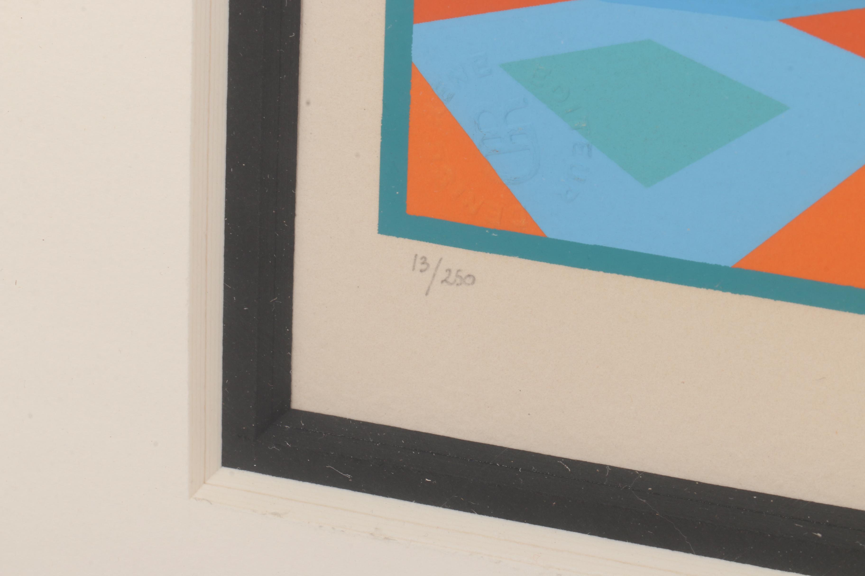 Victor Vasarely Serigraph "Gaia vy-47 B"