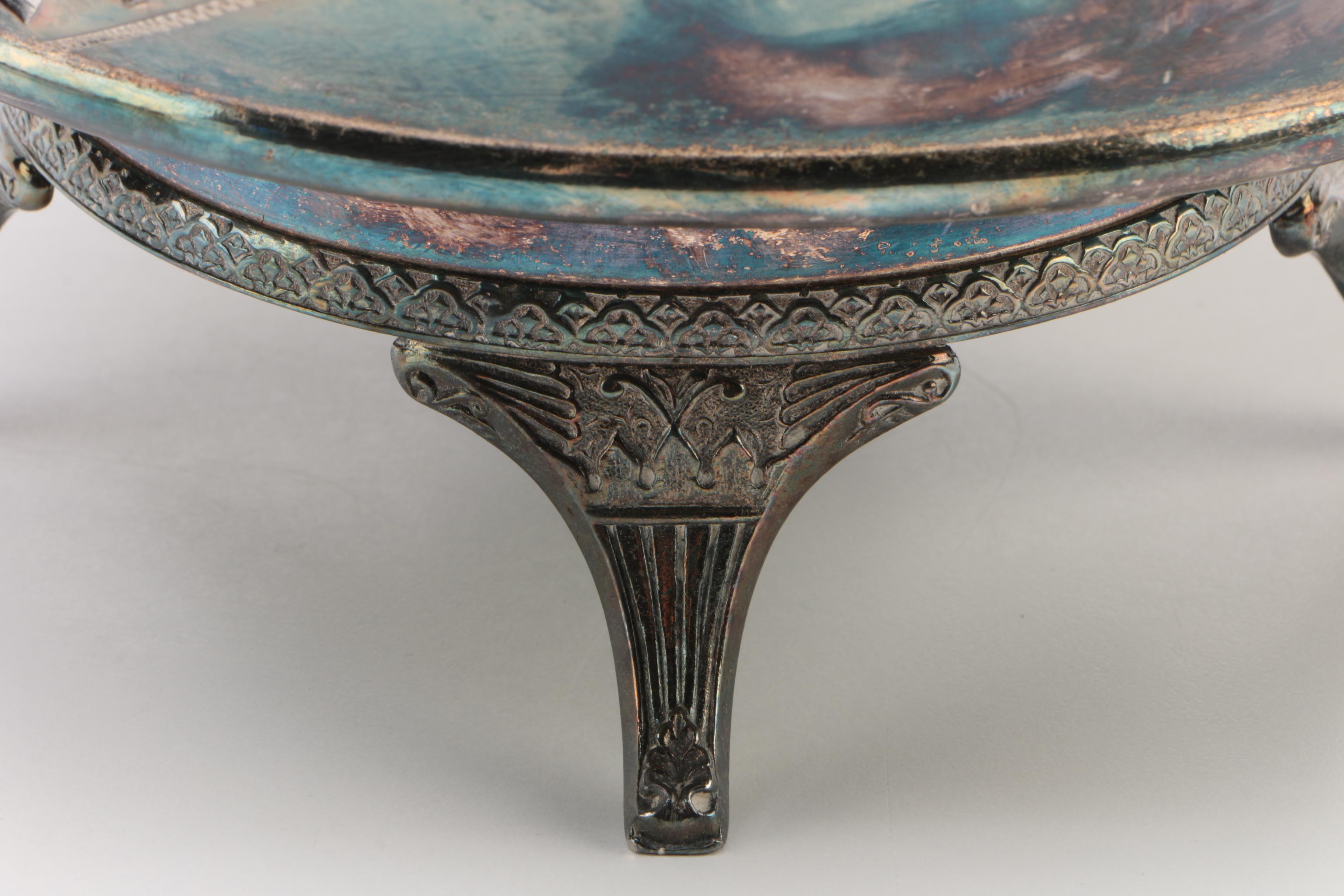 Wilcox Aesthetic Movement Silver Plate Basket, Late Victorian