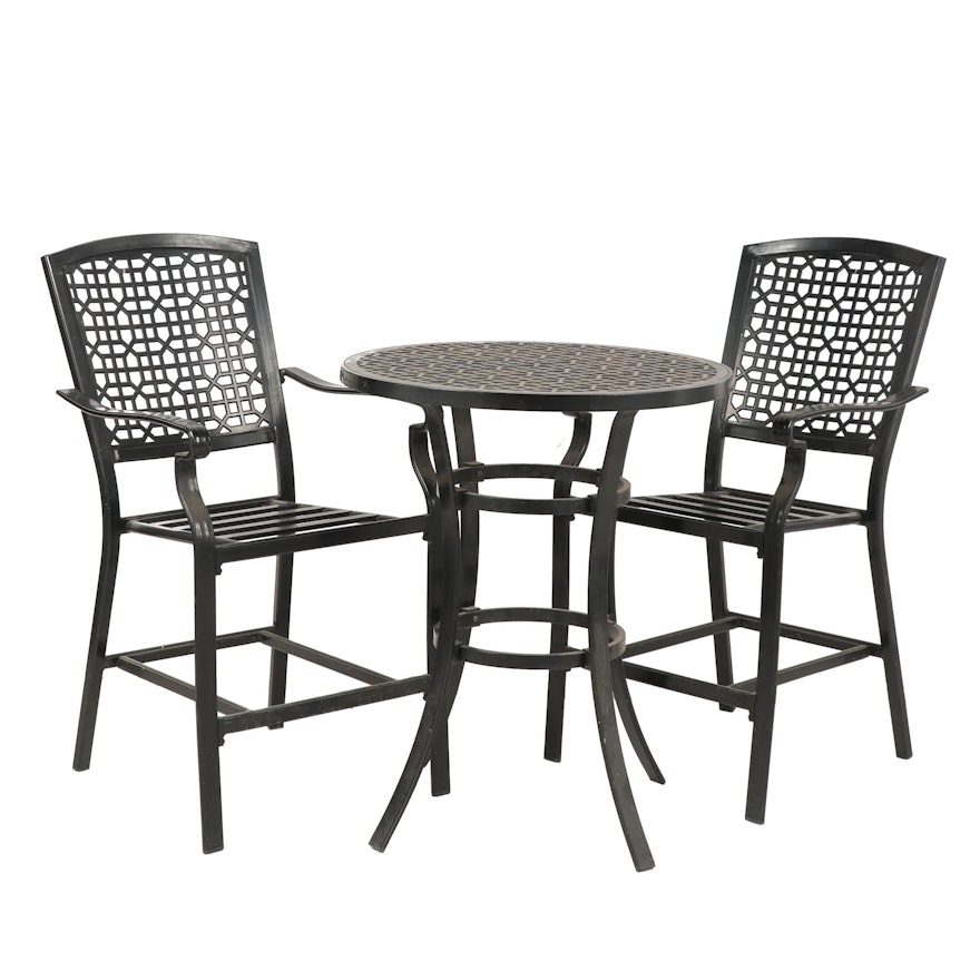 Patio Bar Table with Chairs