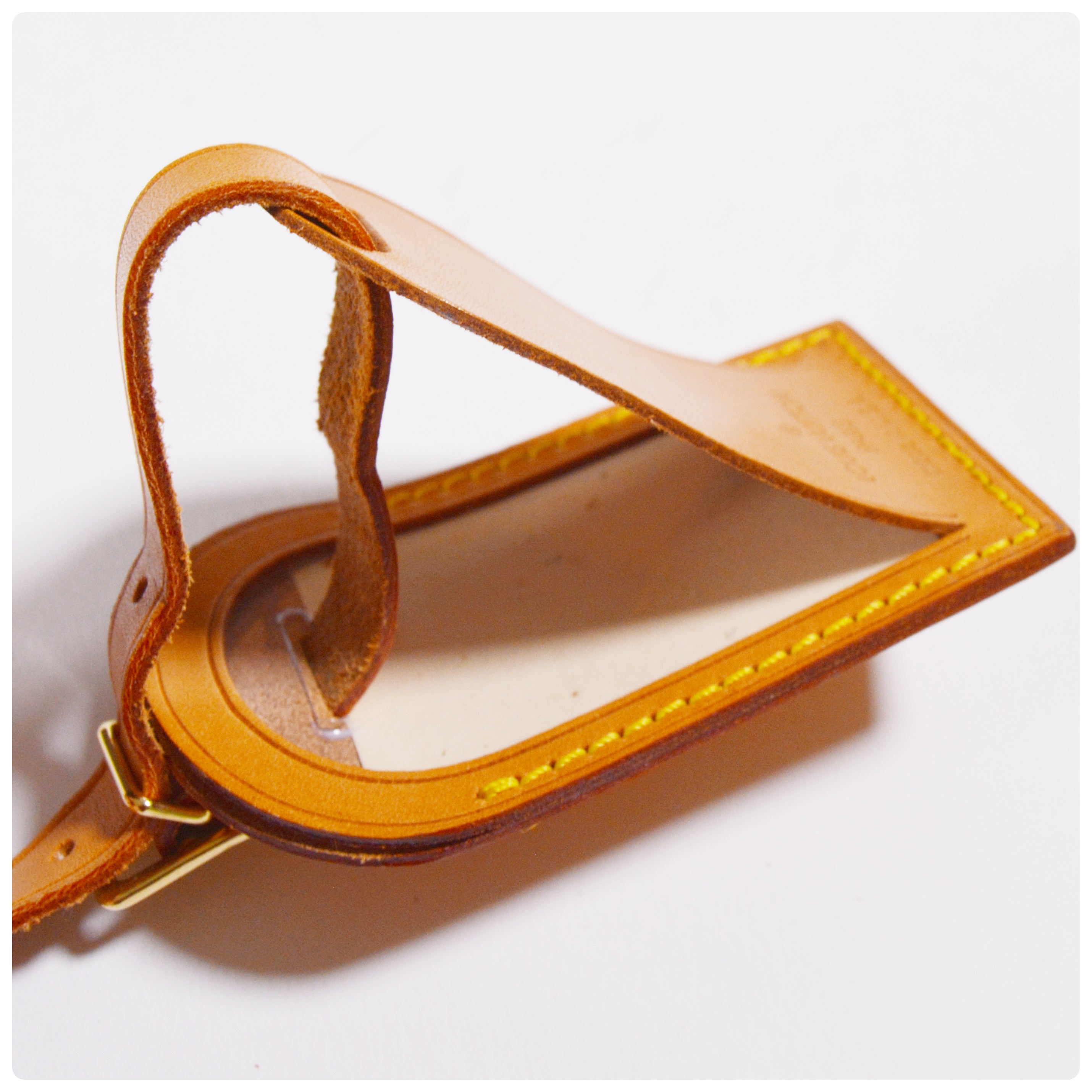 Louis Vuitton Paris Vachetta Leather Luggage Tags