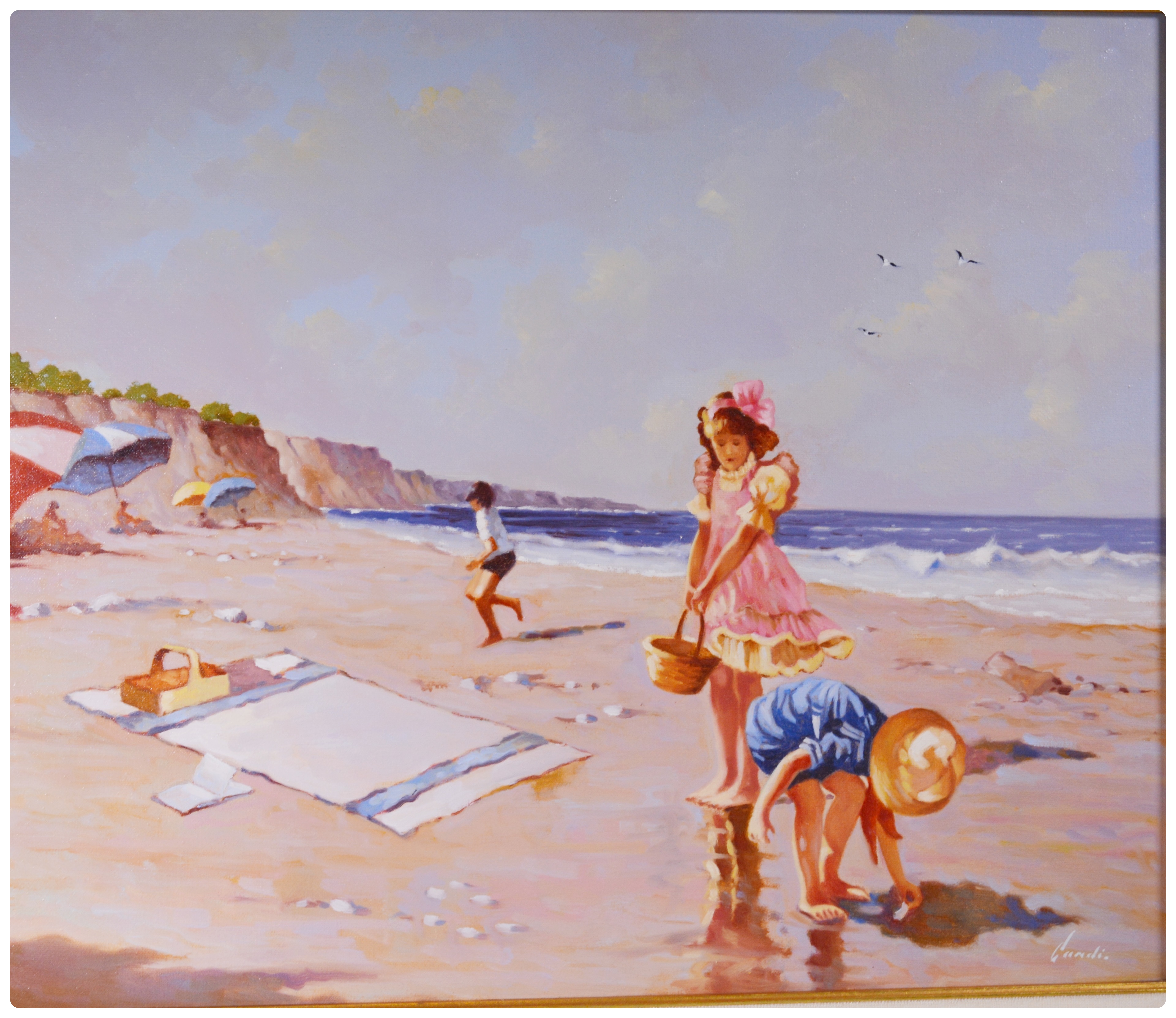 Giclee "On the Beach" After Lugano Candi
