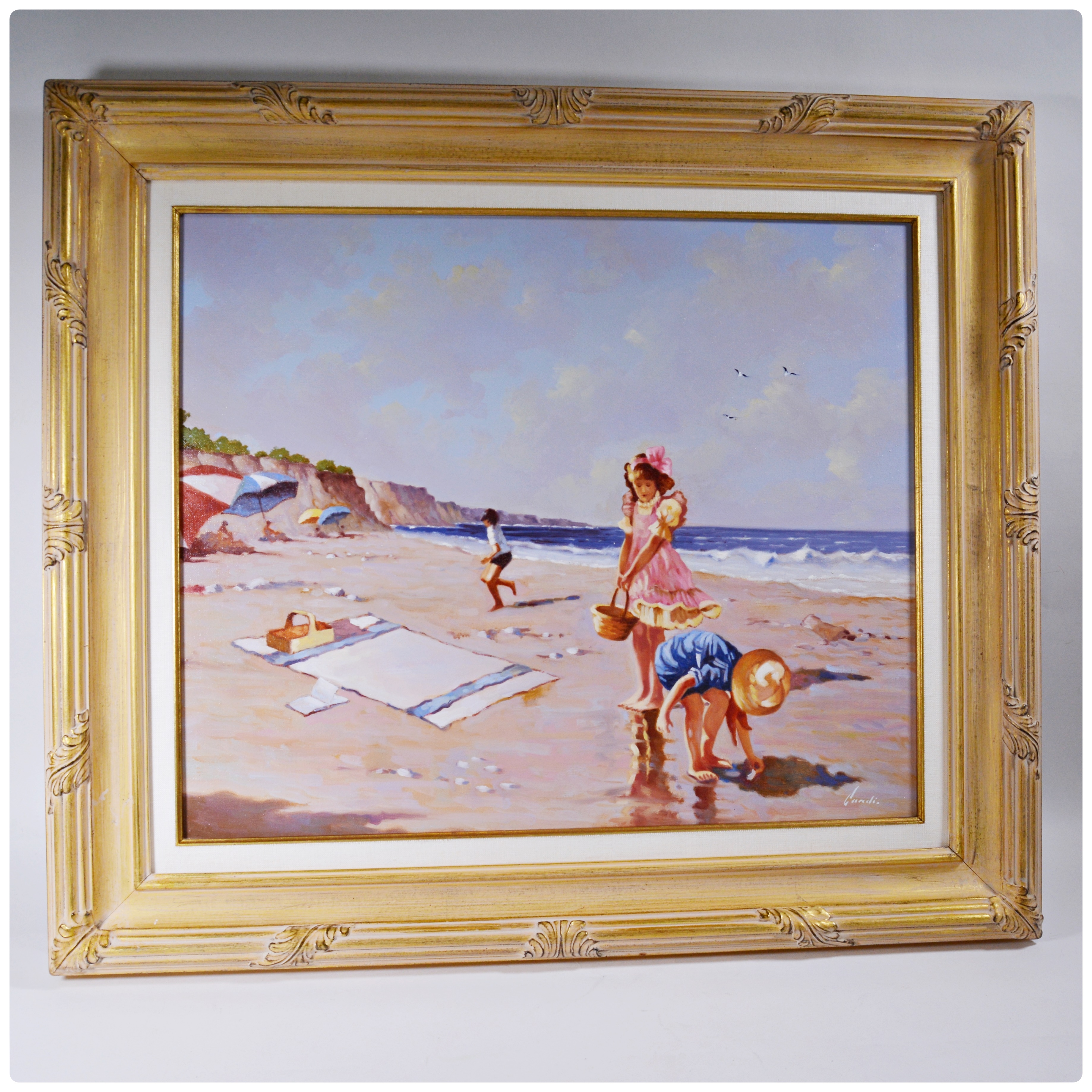 Giclee "On the Beach" After Lugano Candi