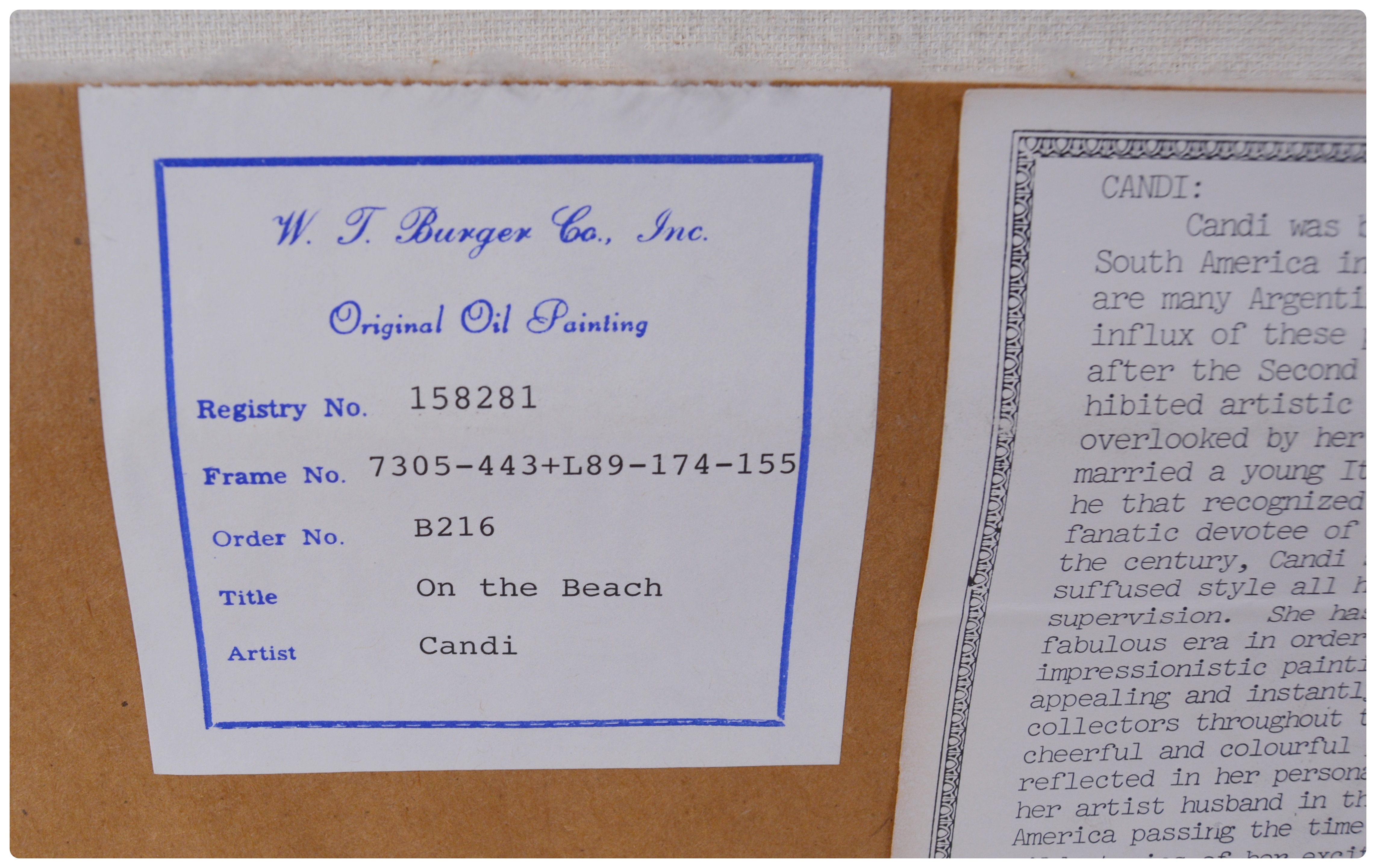 Giclee "On the Beach" After Lugano Candi