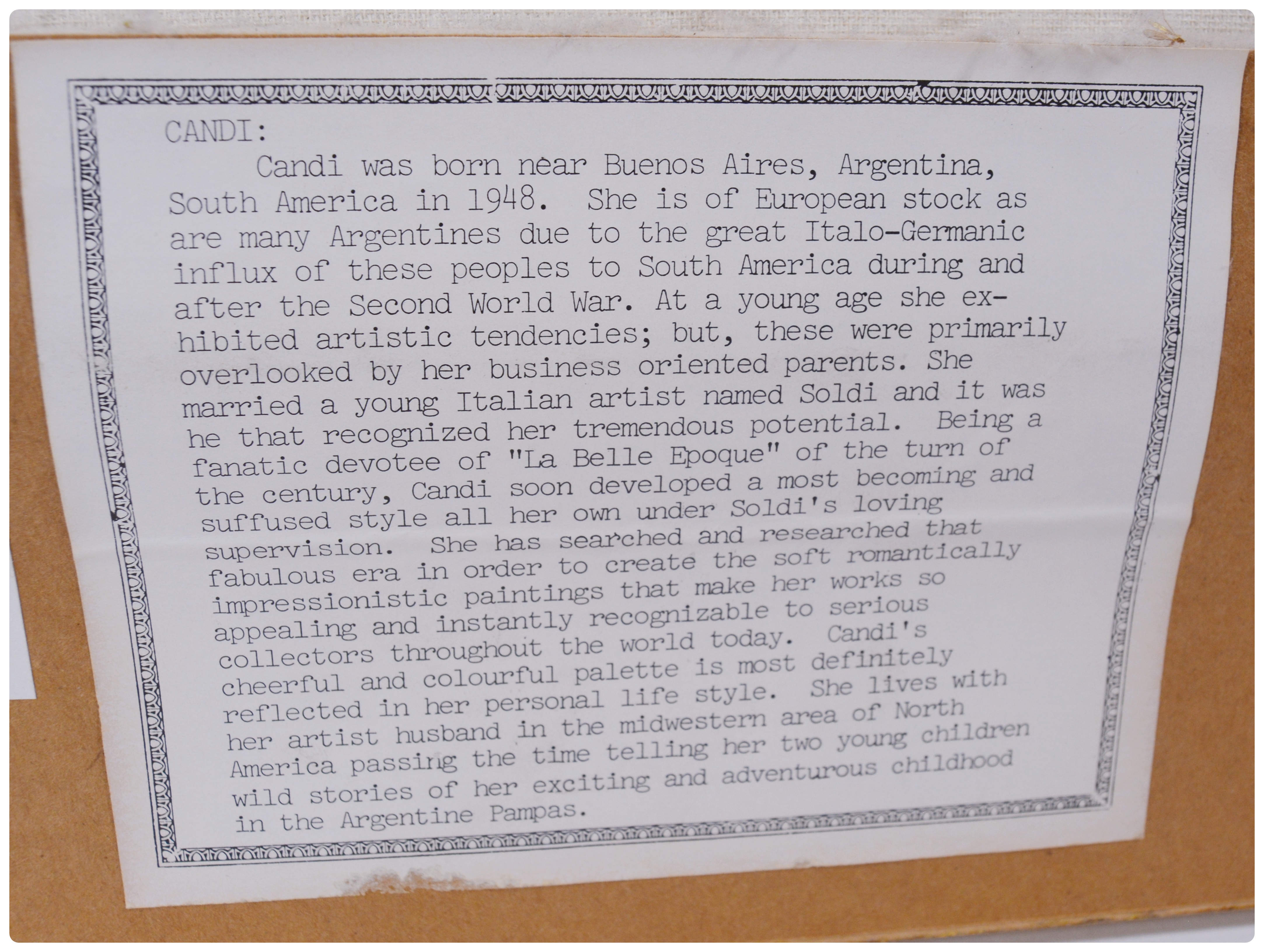 Giclee "On the Beach" After Lugano Candi