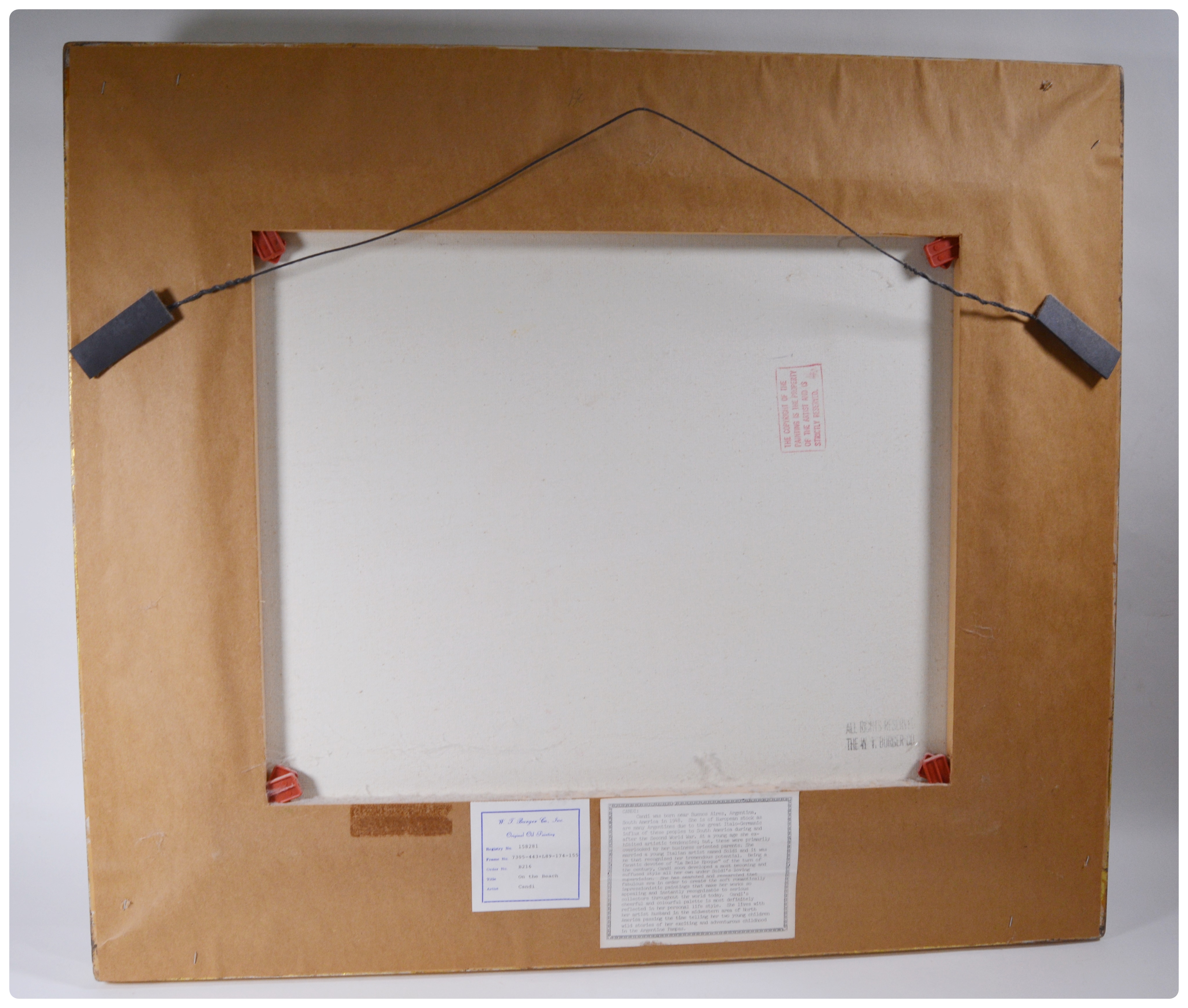 Giclee "On the Beach" After Lugano Candi