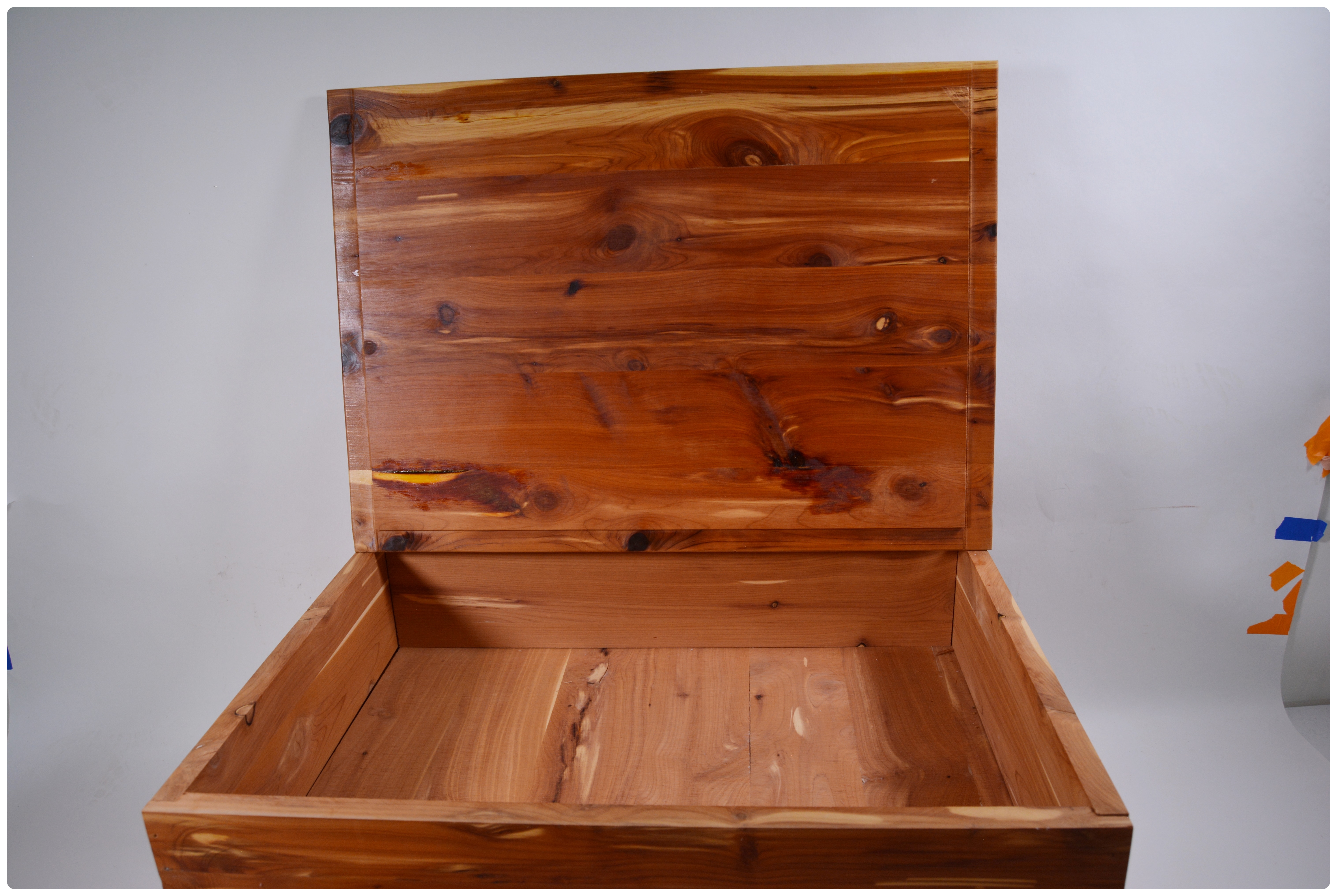 Cedar Storage Boxes, Pair