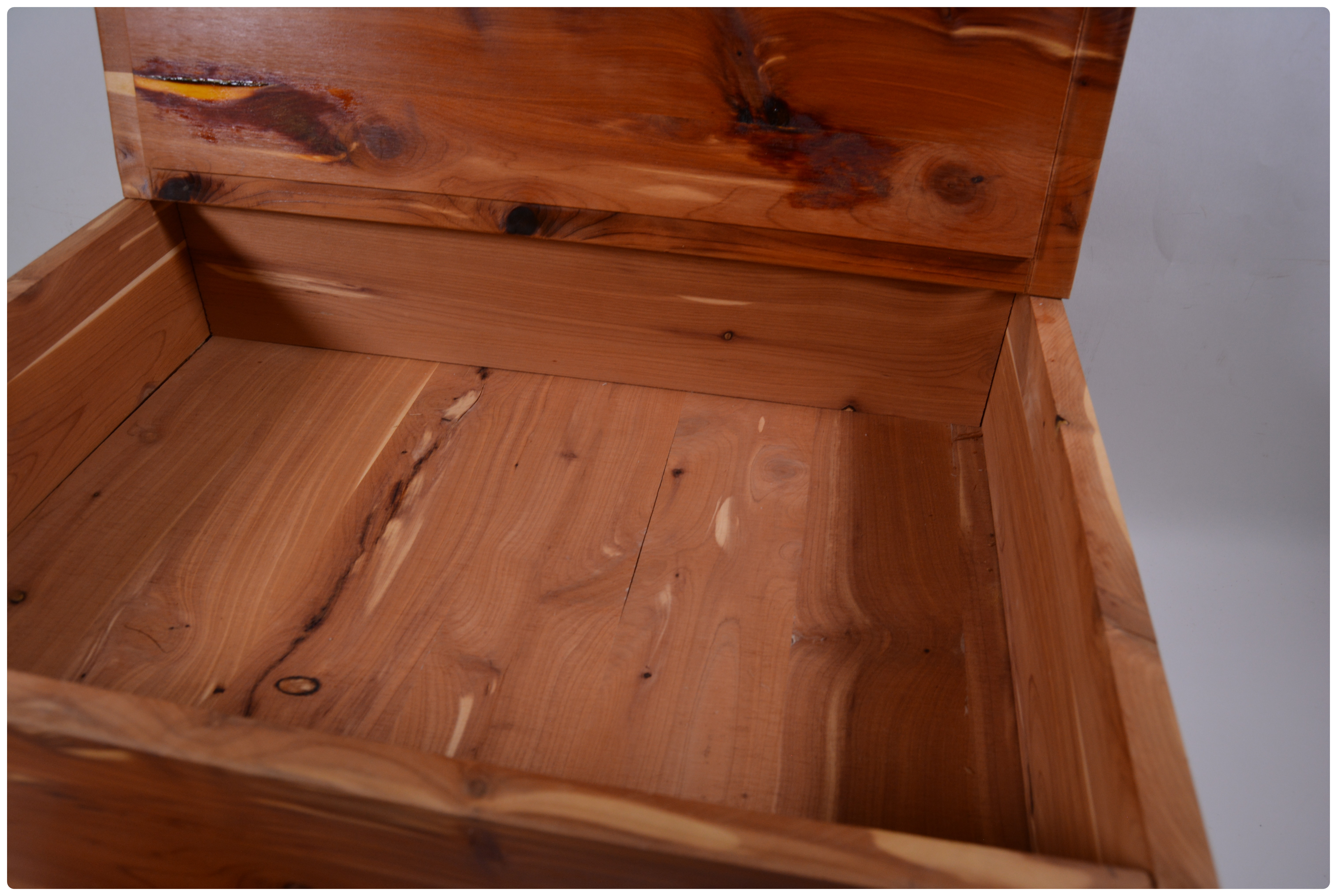 Cedar Storage Boxes, Pair