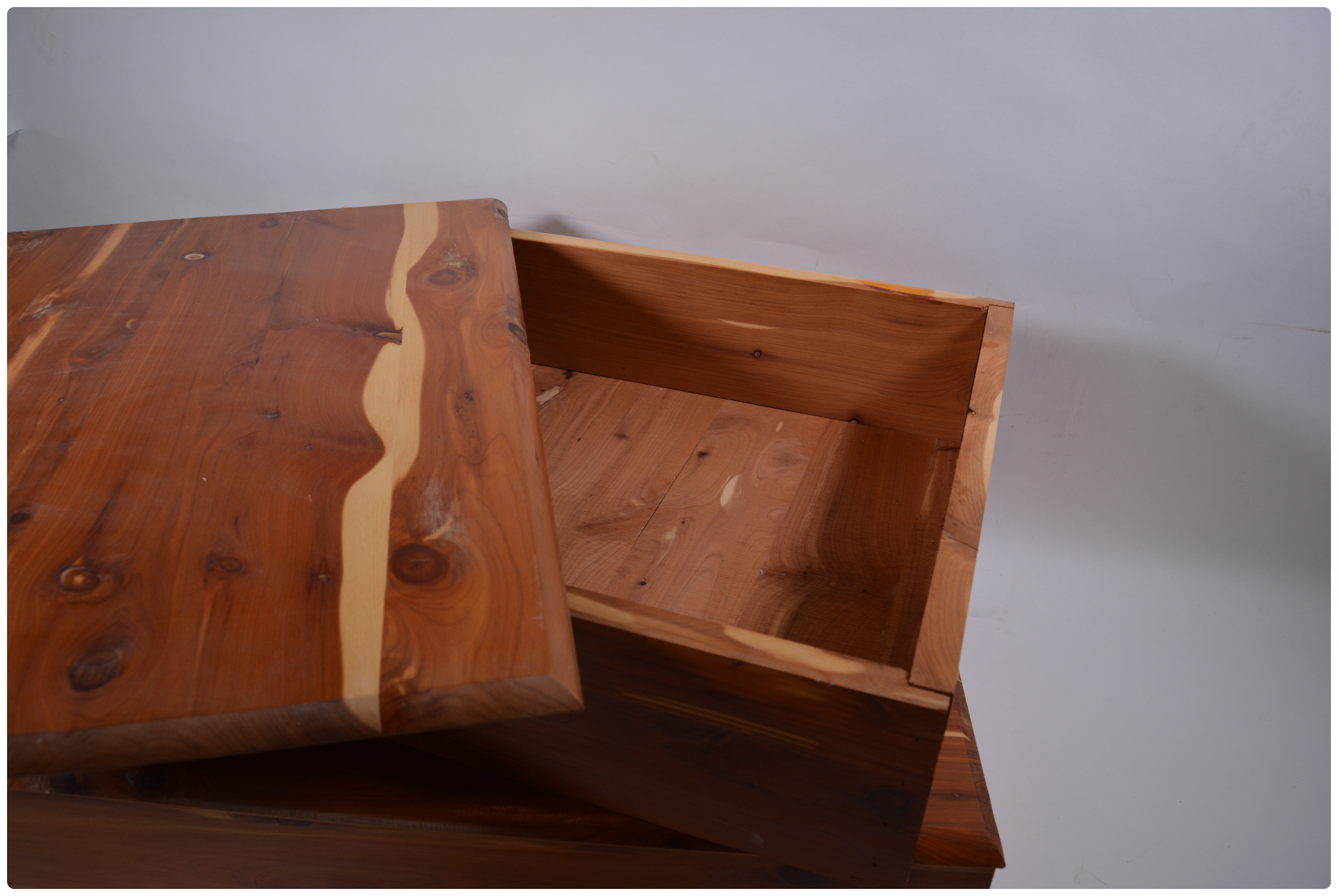 Cedar Storage Boxes, Pair
