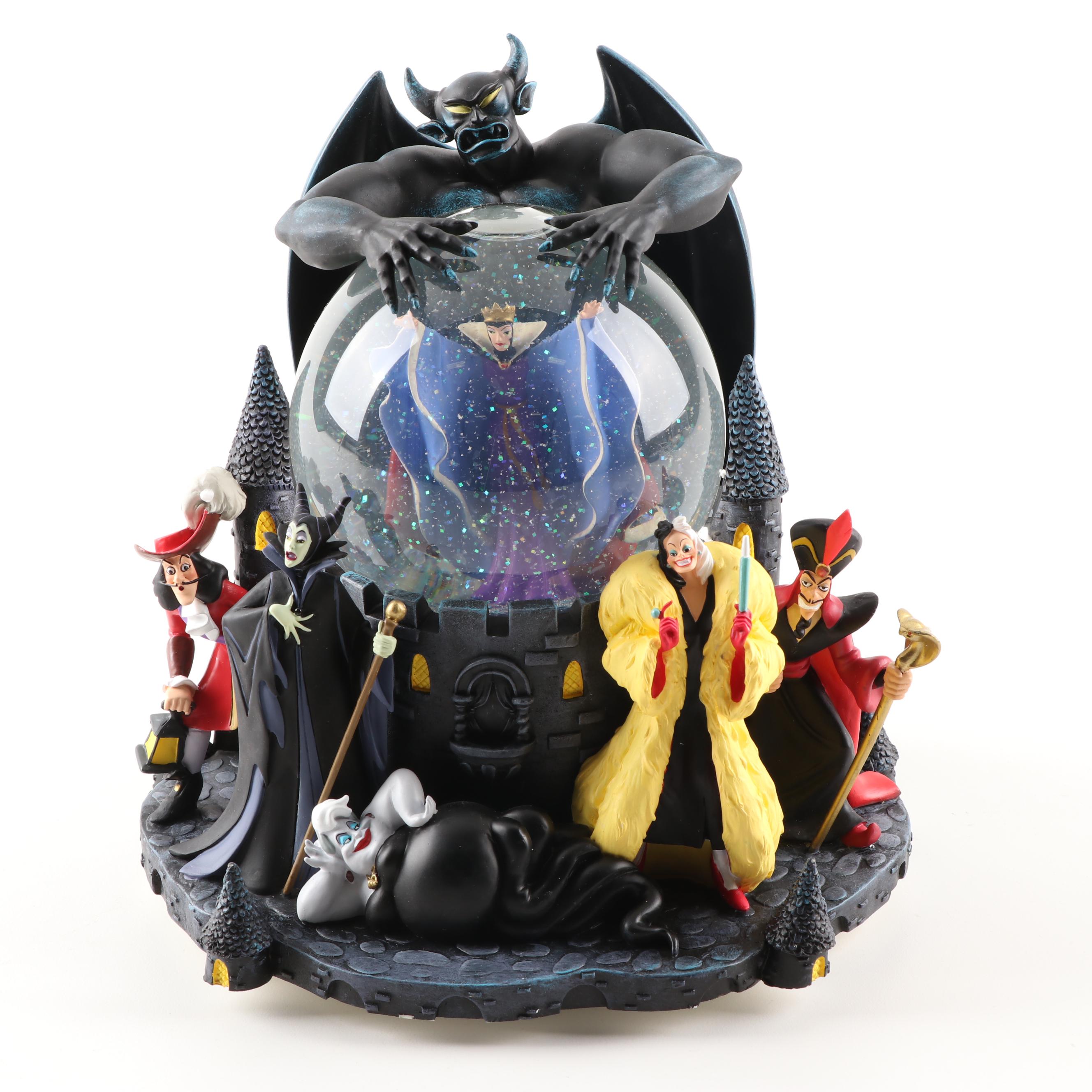 Disney "Villains" Musical "Grim Grinning Ghost" Snowglobe