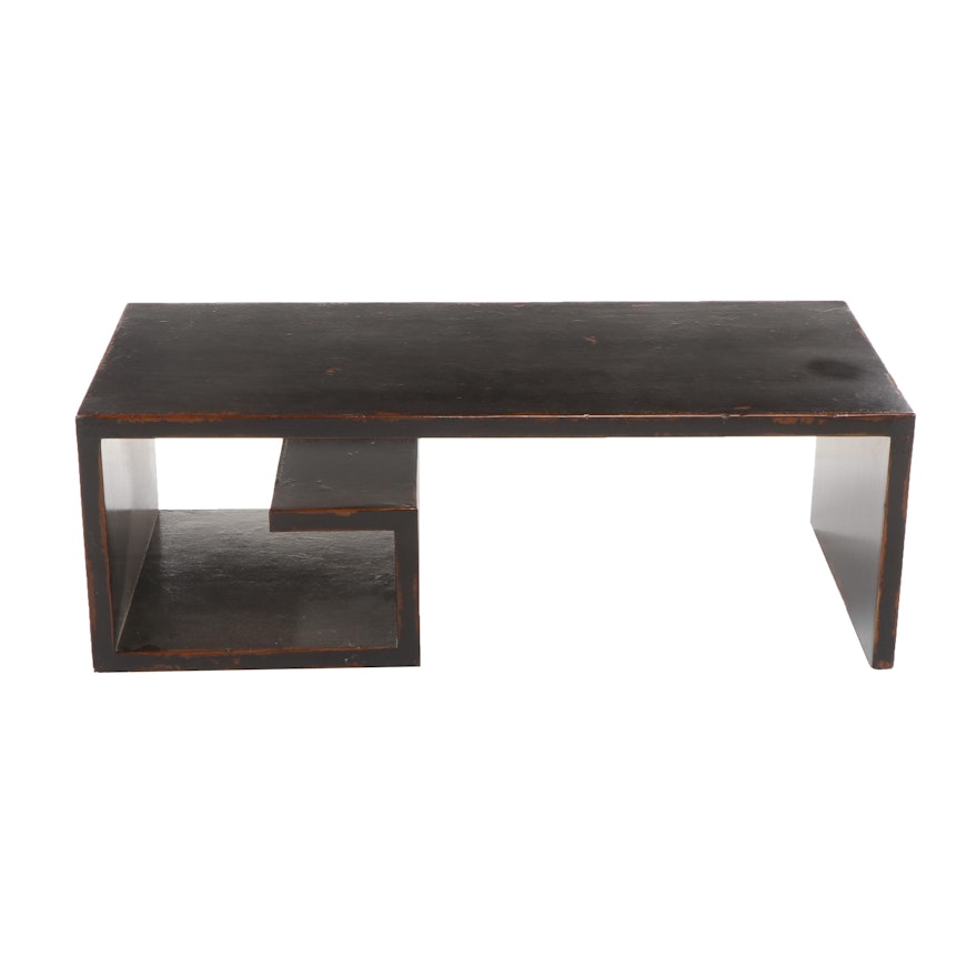 Modern Style Lacquered Wooden Coffee Table