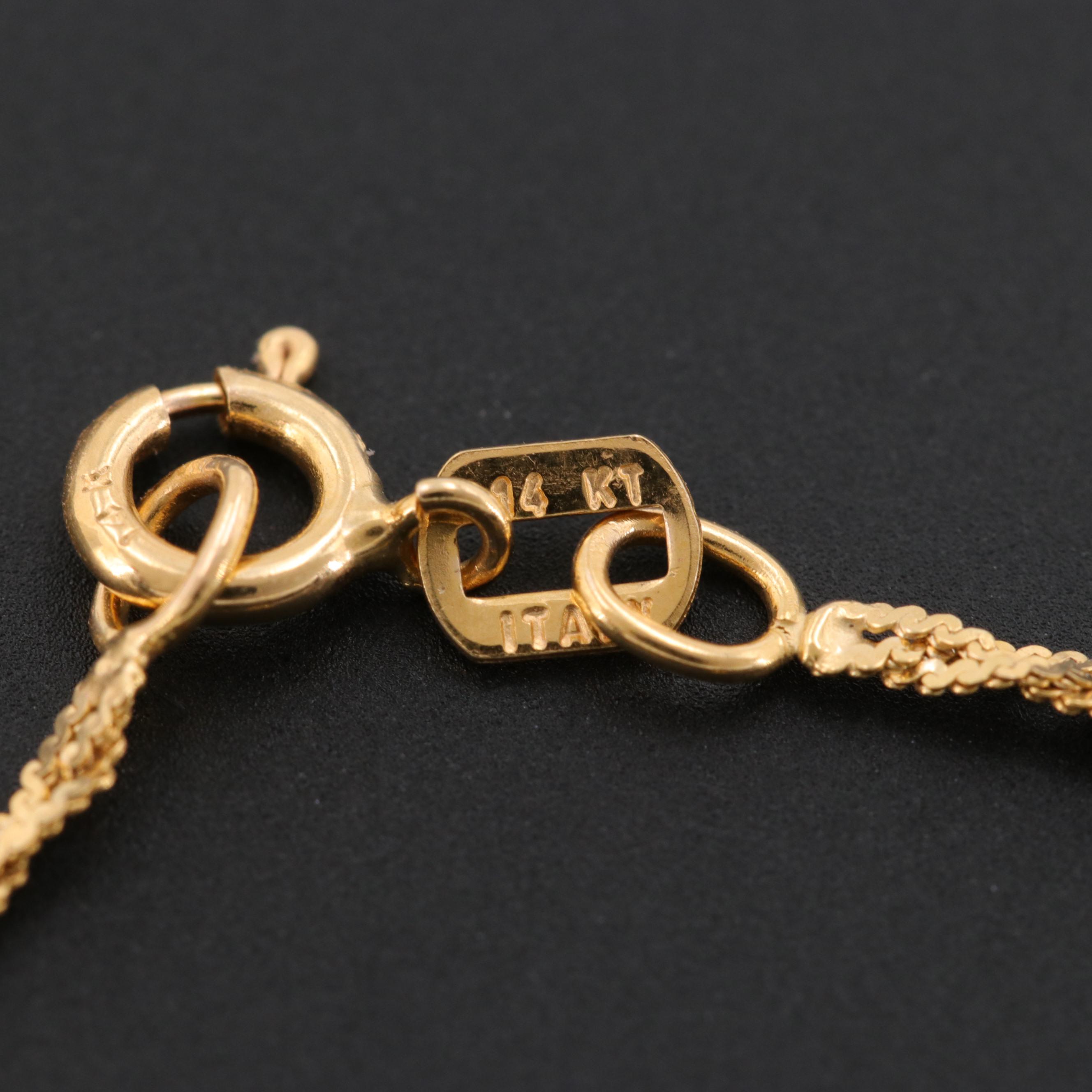 14K Yellow Gold Bracelets