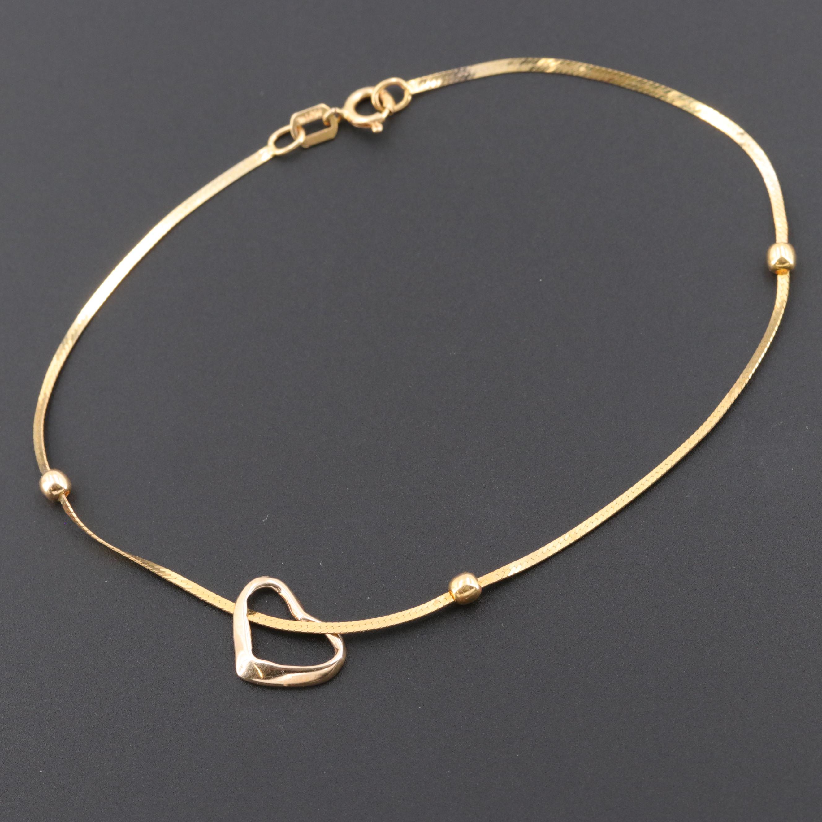 14K Yellow Gold Bracelets
