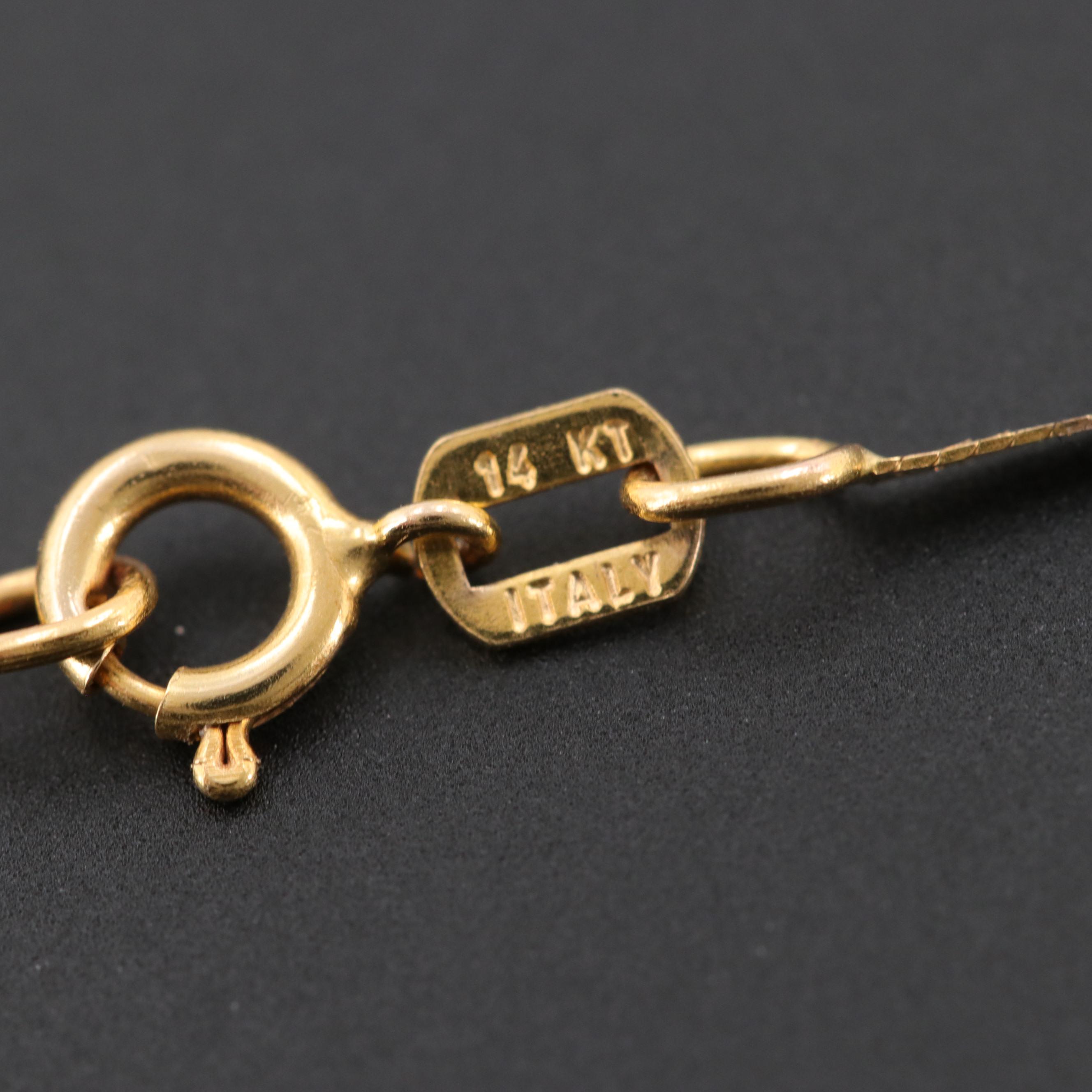 14K Yellow Gold Bracelets