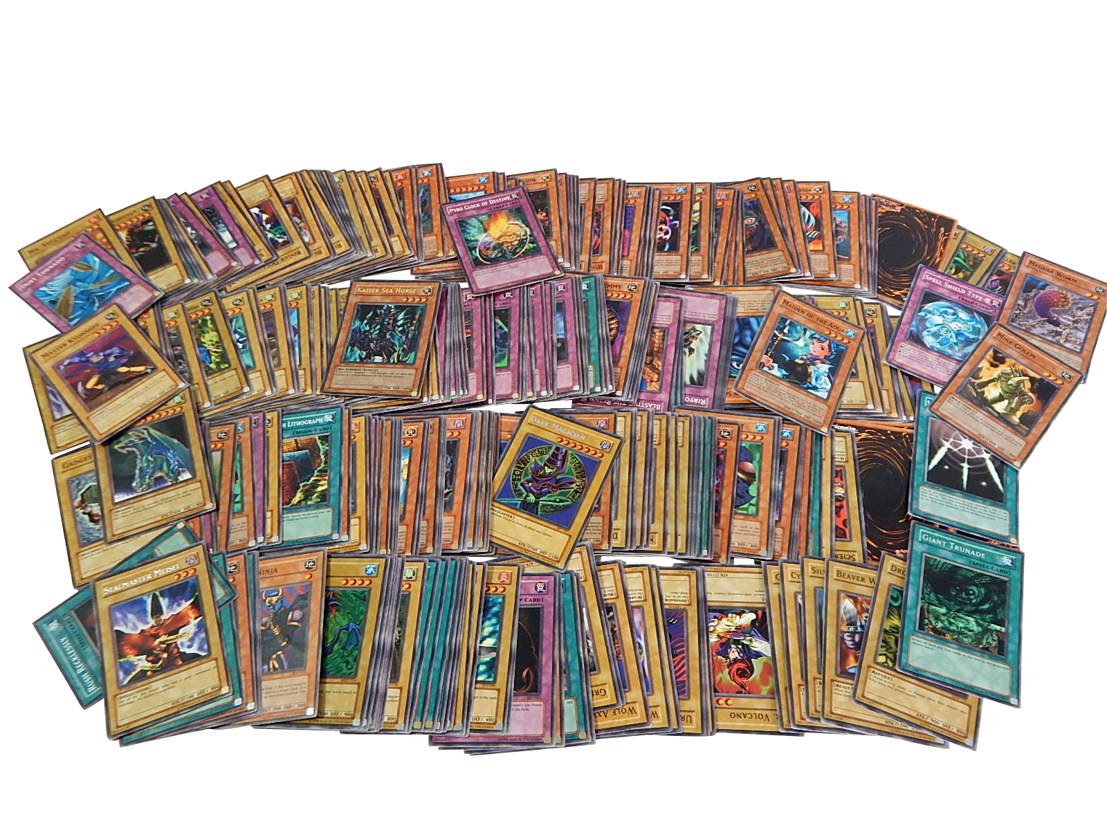 1996 Yu-Gi-Oh! Trading Cards with Holograms - Over 200 Count Lot