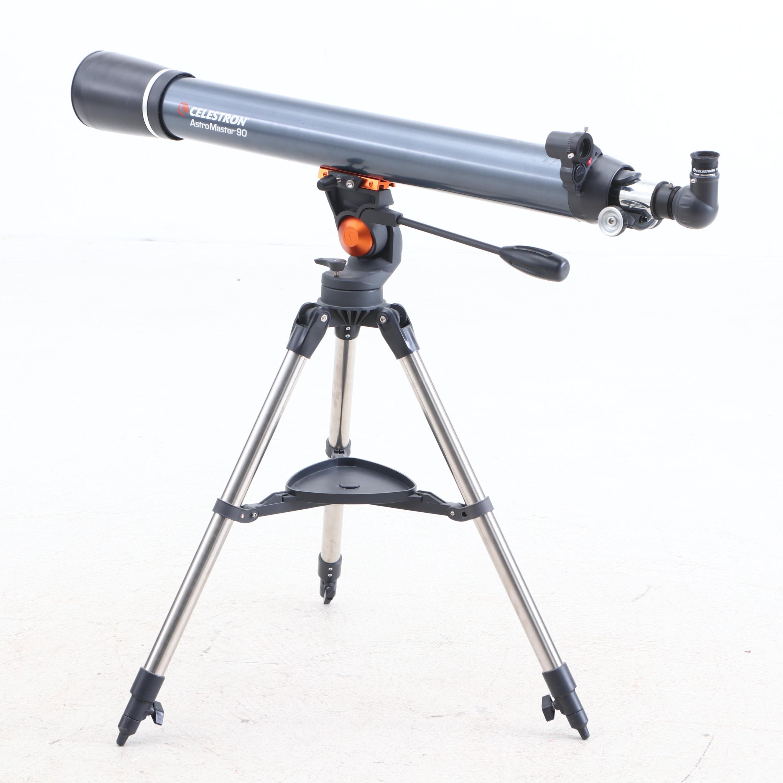 Celestron "AstoMaster 90" Telescope with Adjustable Height Tripod