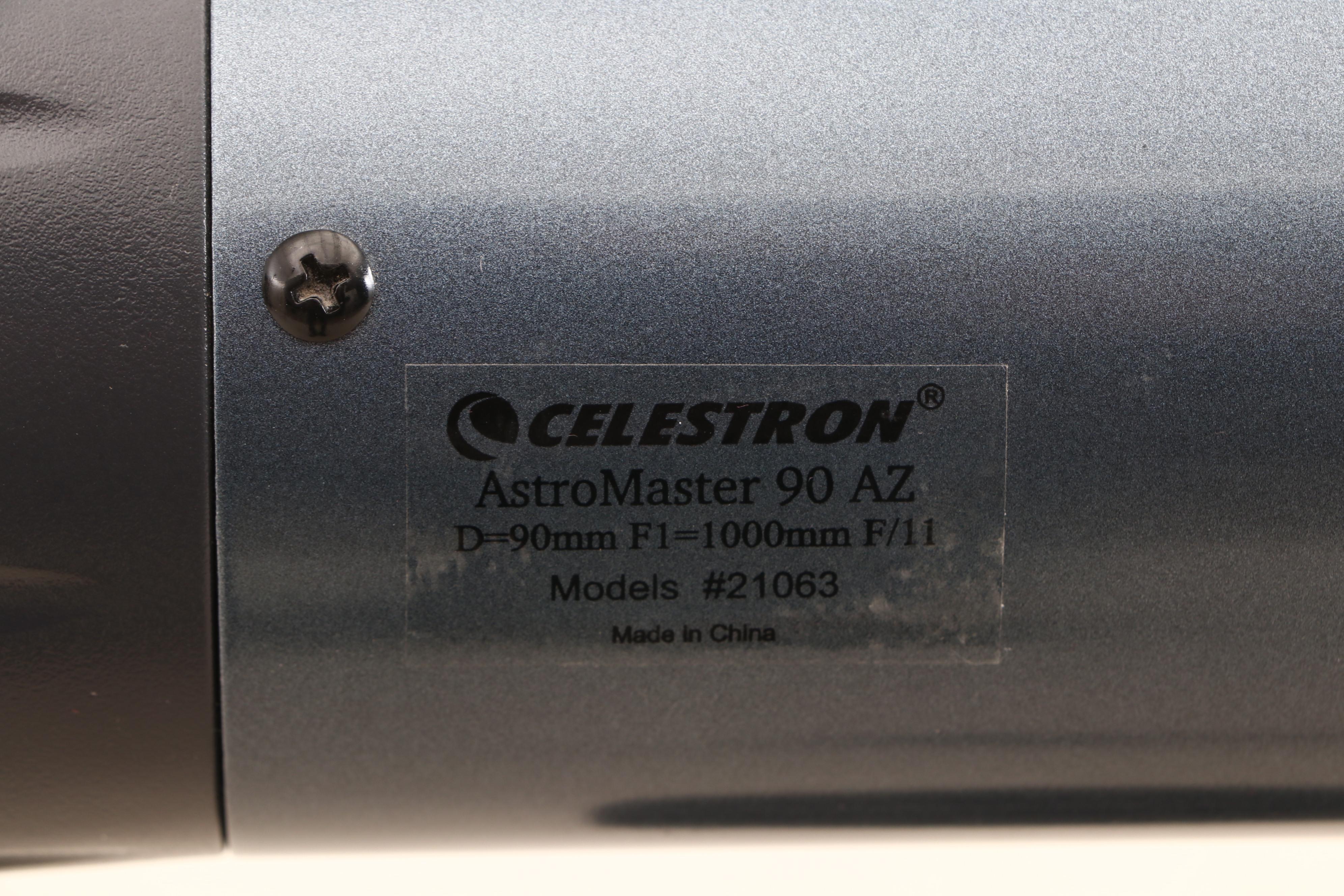 Celestron "AstoMaster 90" Telescope with Adjustable Height Tripod