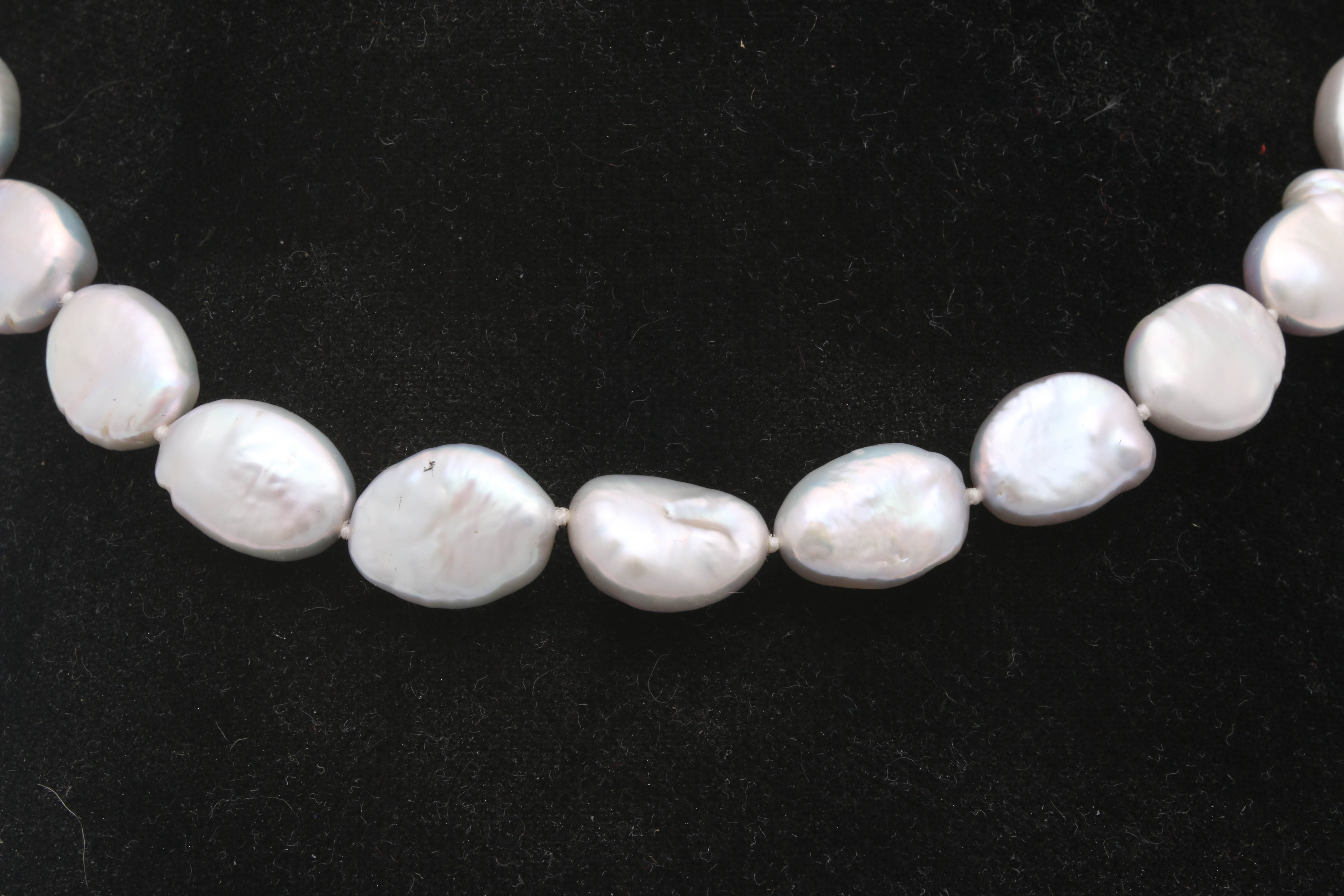 Suj Designs Sterling Silver Freshwater Pearl Necklace and Earrings