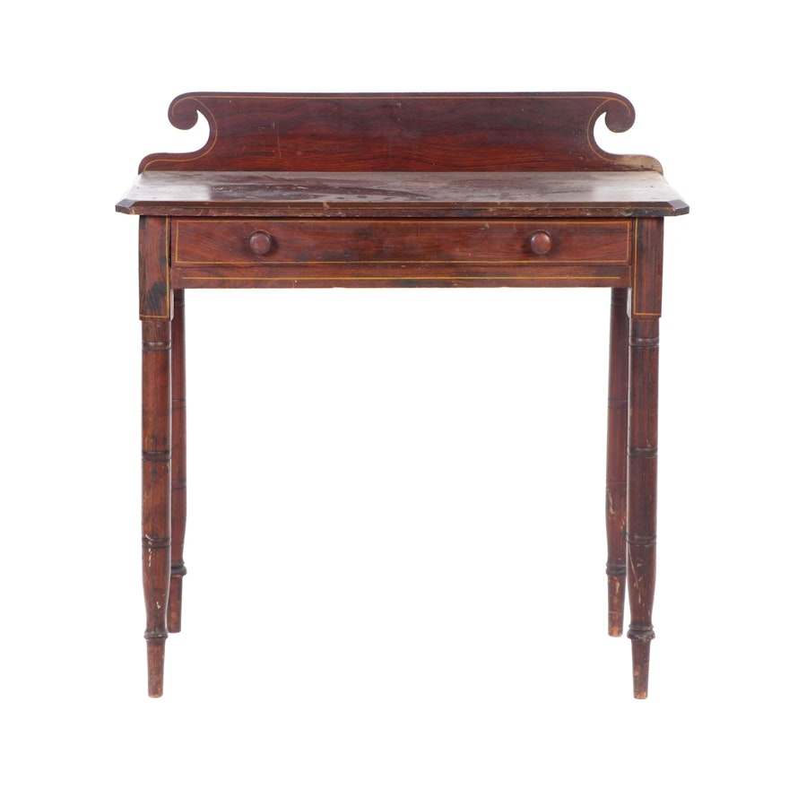 Late Federal Grain-Painted Writing Table, Circa 1820