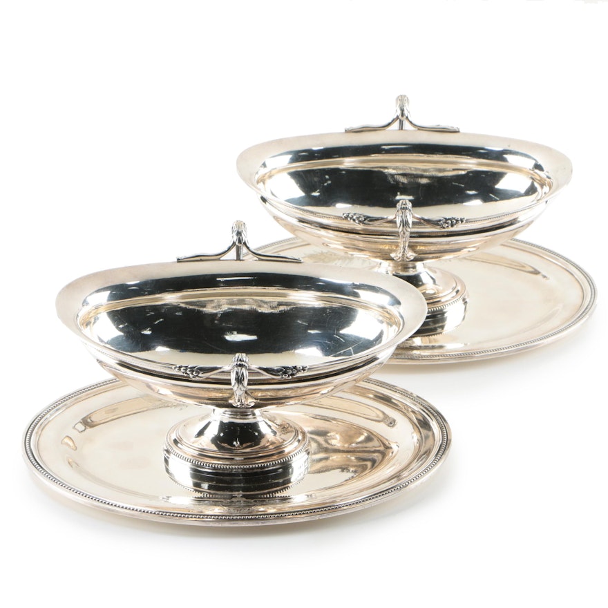 Christofle French Silver Plate Tureens, Late 19th/Early 20th Century