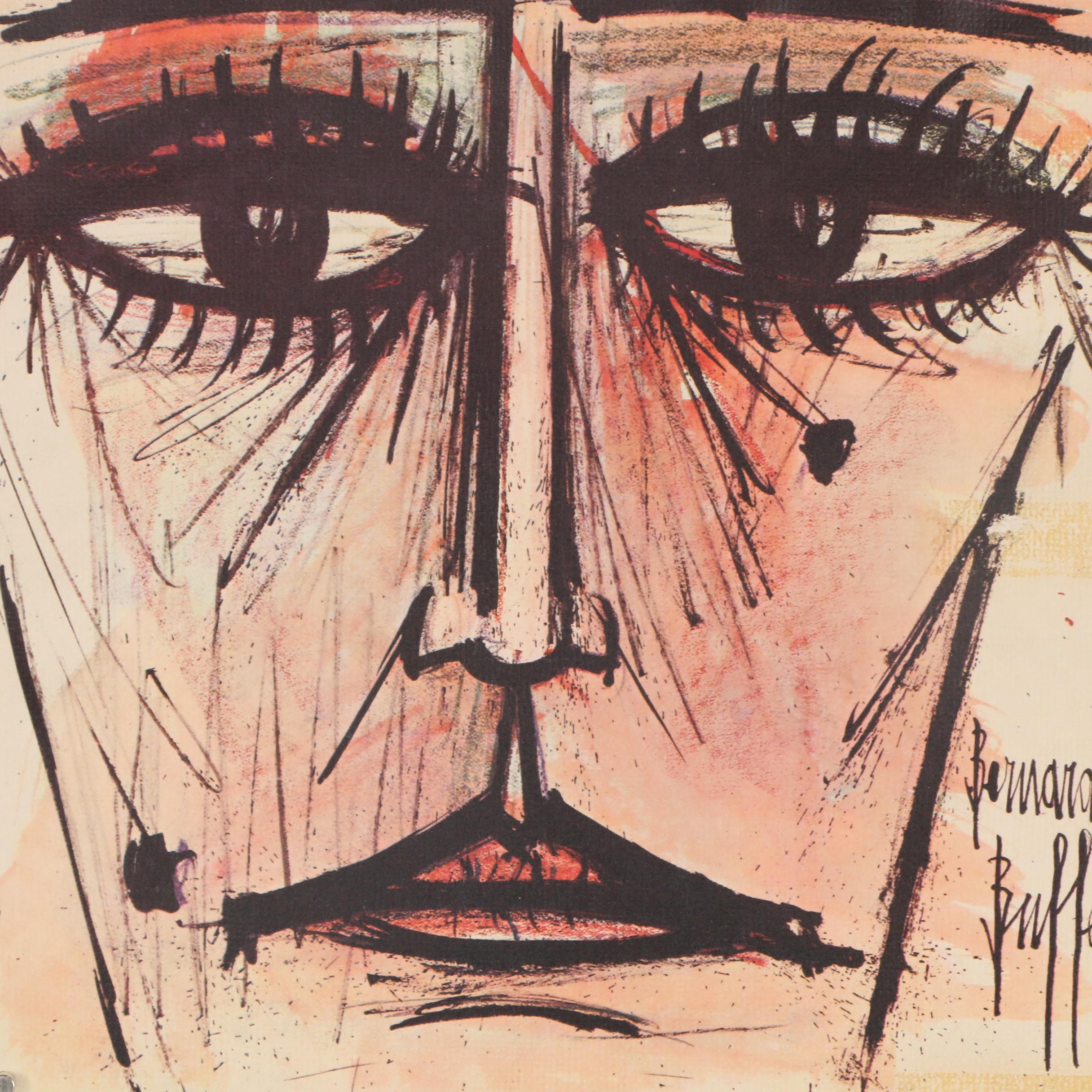 Ella Fitzgerald Offset Lithograph Album Cover Designed by Bernard Buffet