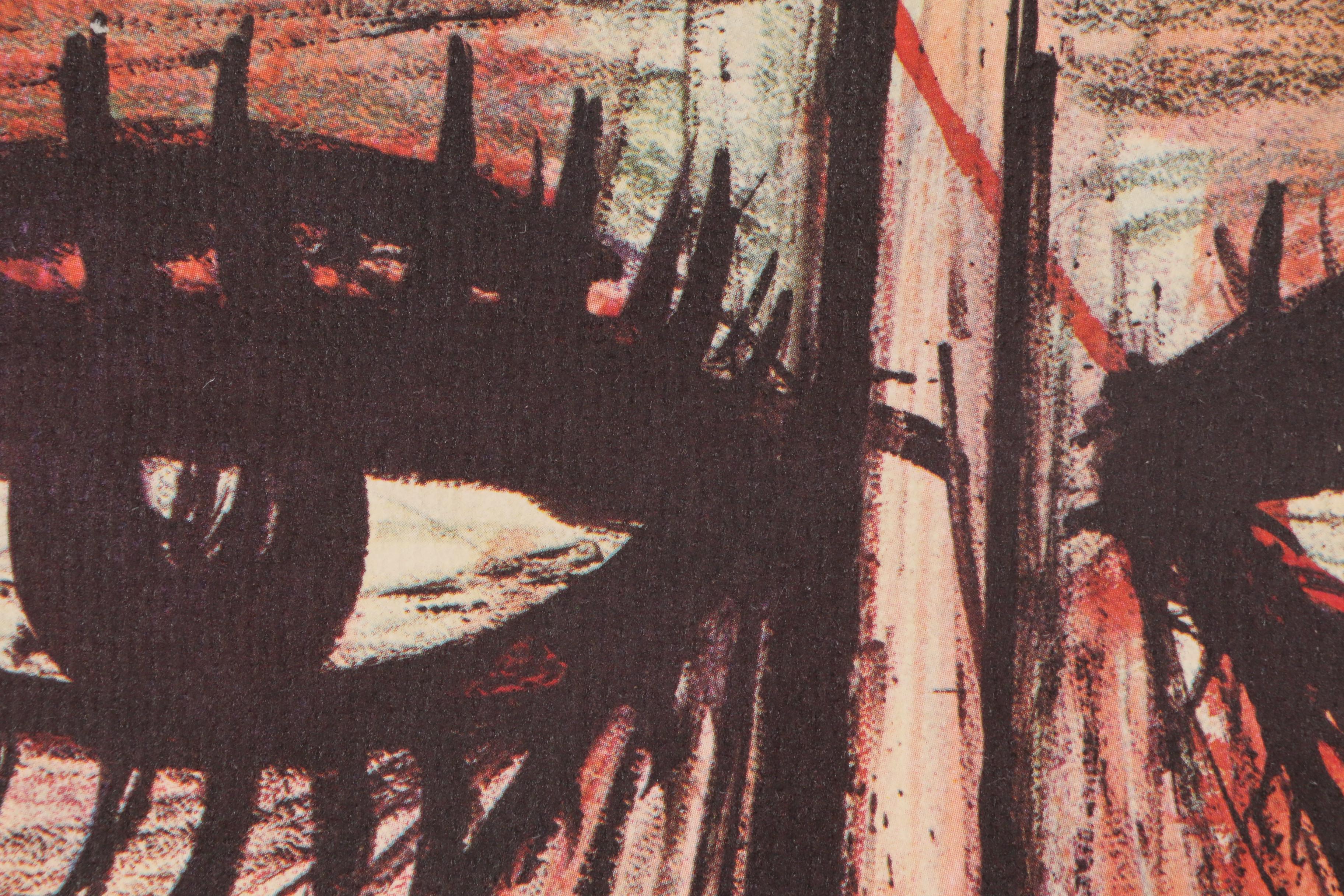 Ella Fitzgerald Offset Lithograph Album Cover Designed by Bernard Buffet