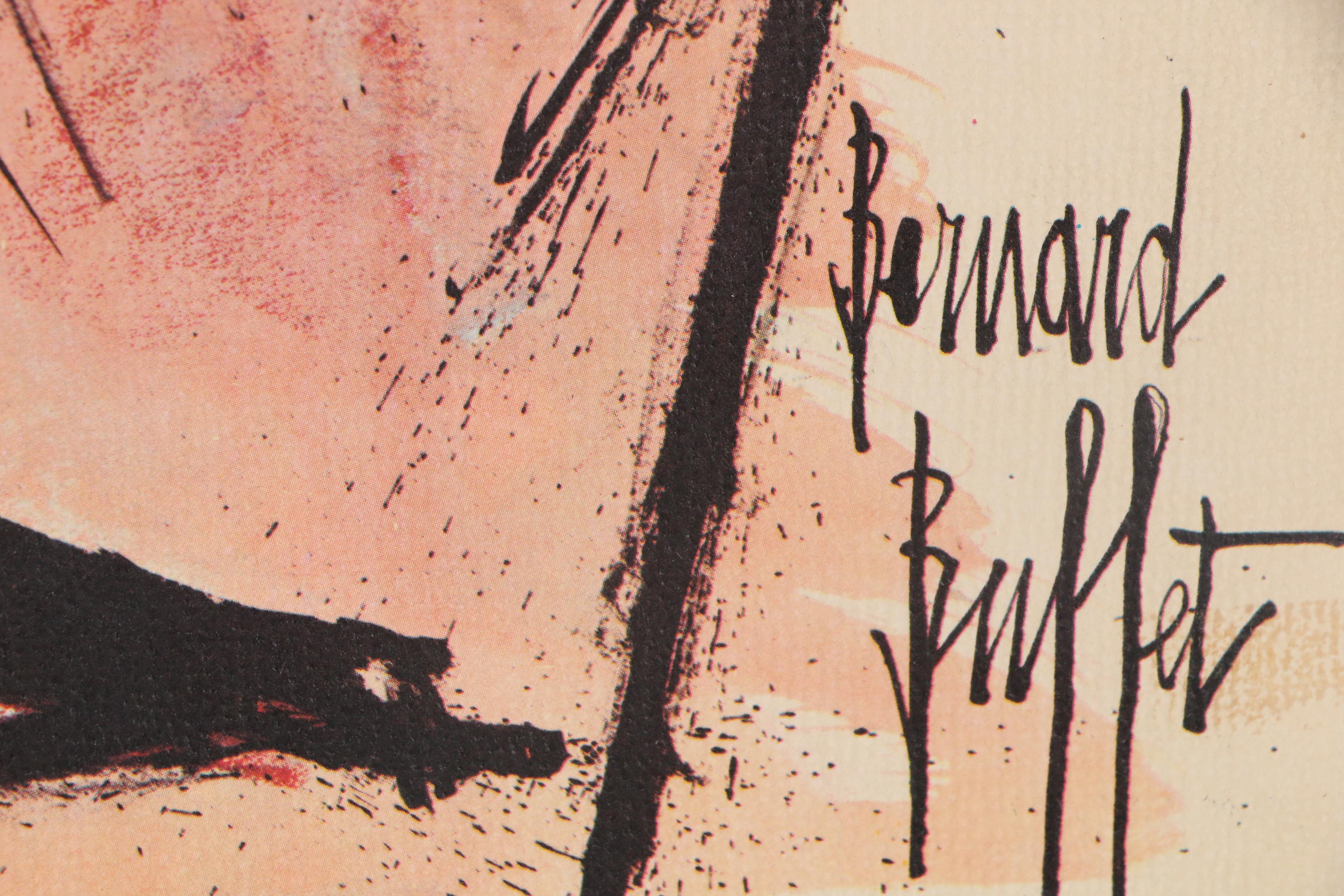 Ella Fitzgerald Offset Lithograph Album Cover Designed by Bernard Buffet