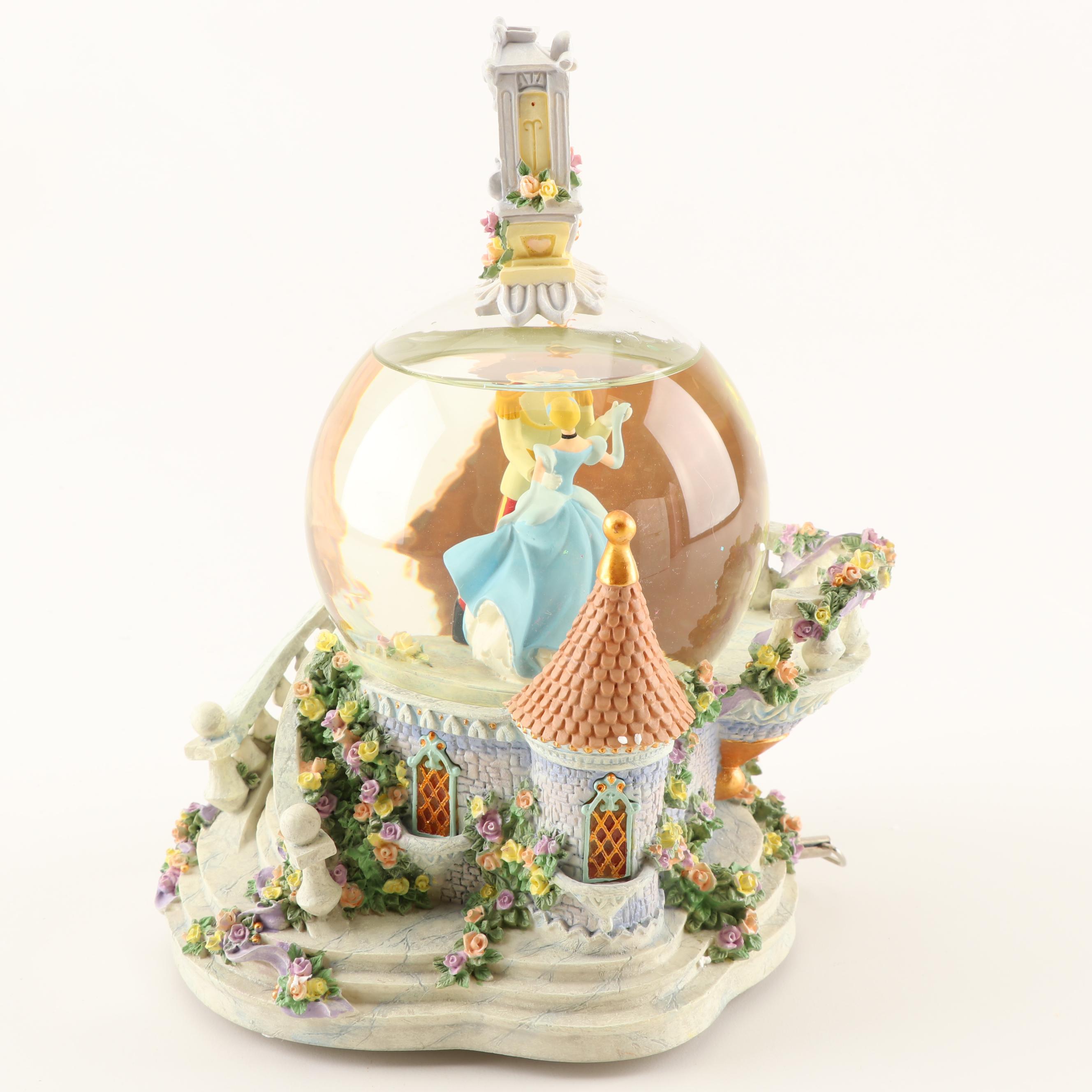 Walt Disney's Cinderella Snow Globe "So This is Love" Music Box