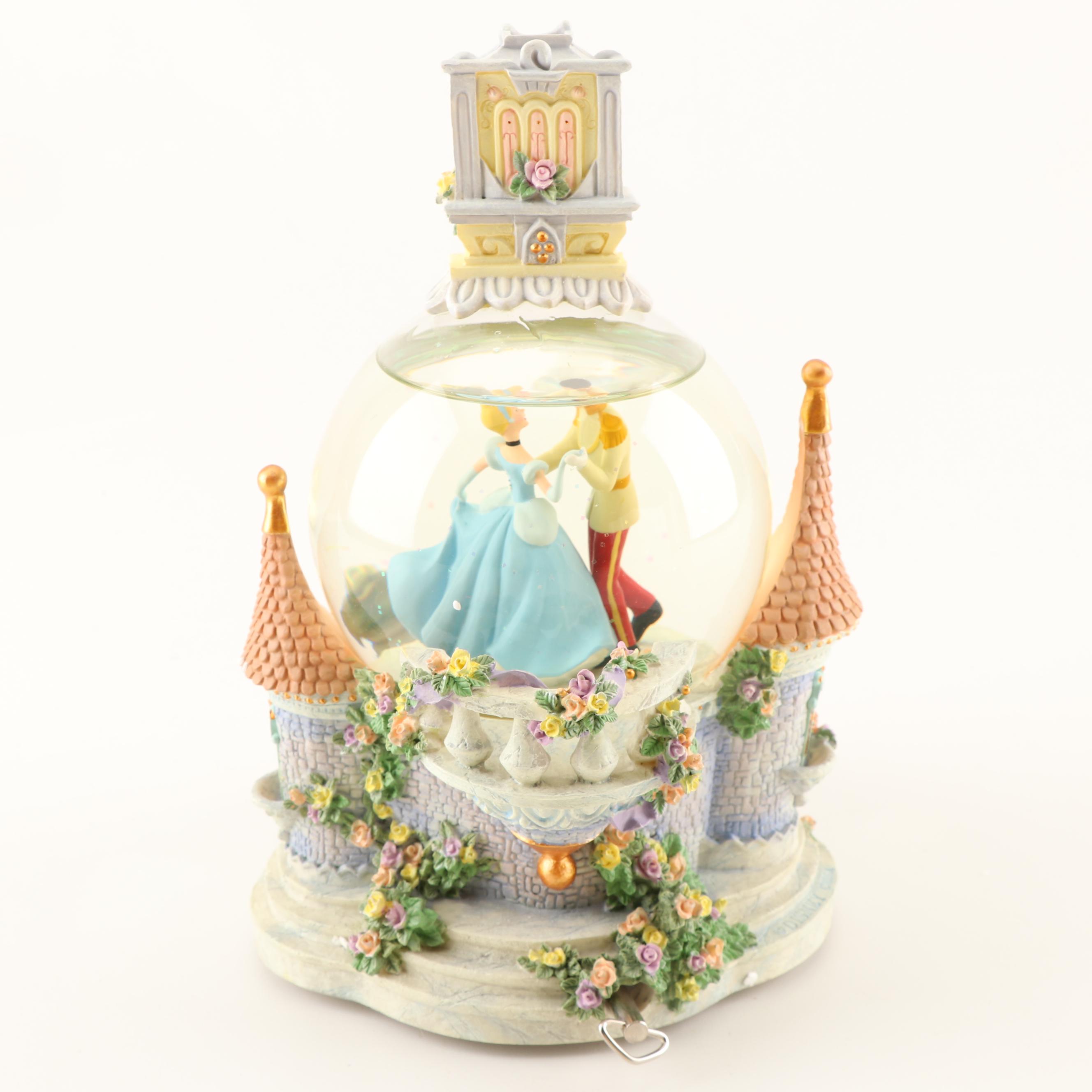 Walt Disney's Cinderella Snow Globe "So This is Love" Music Box